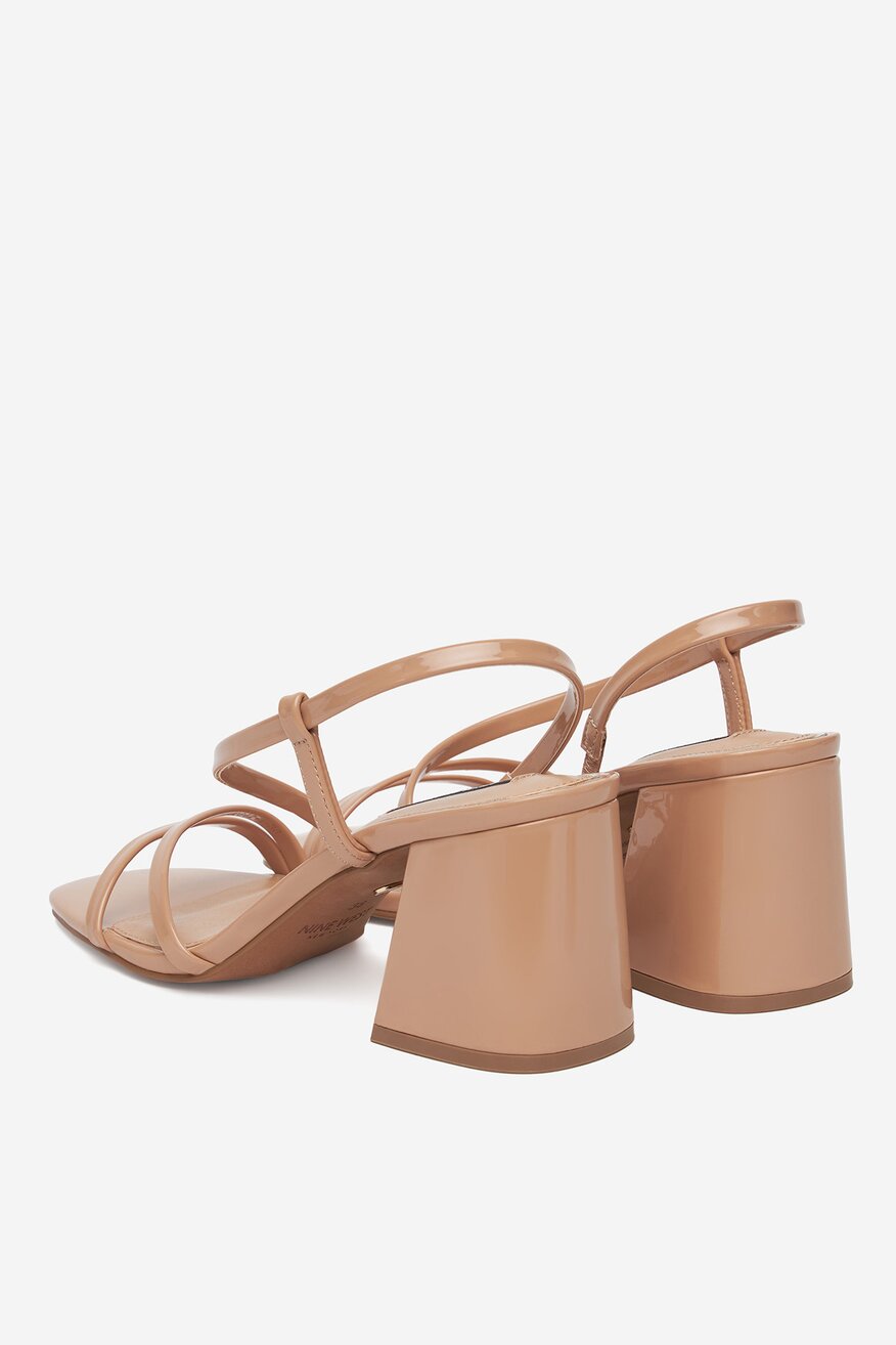 Sandály NINE WEST TMAVĚ BÉŽOVÁ - 5904862875453