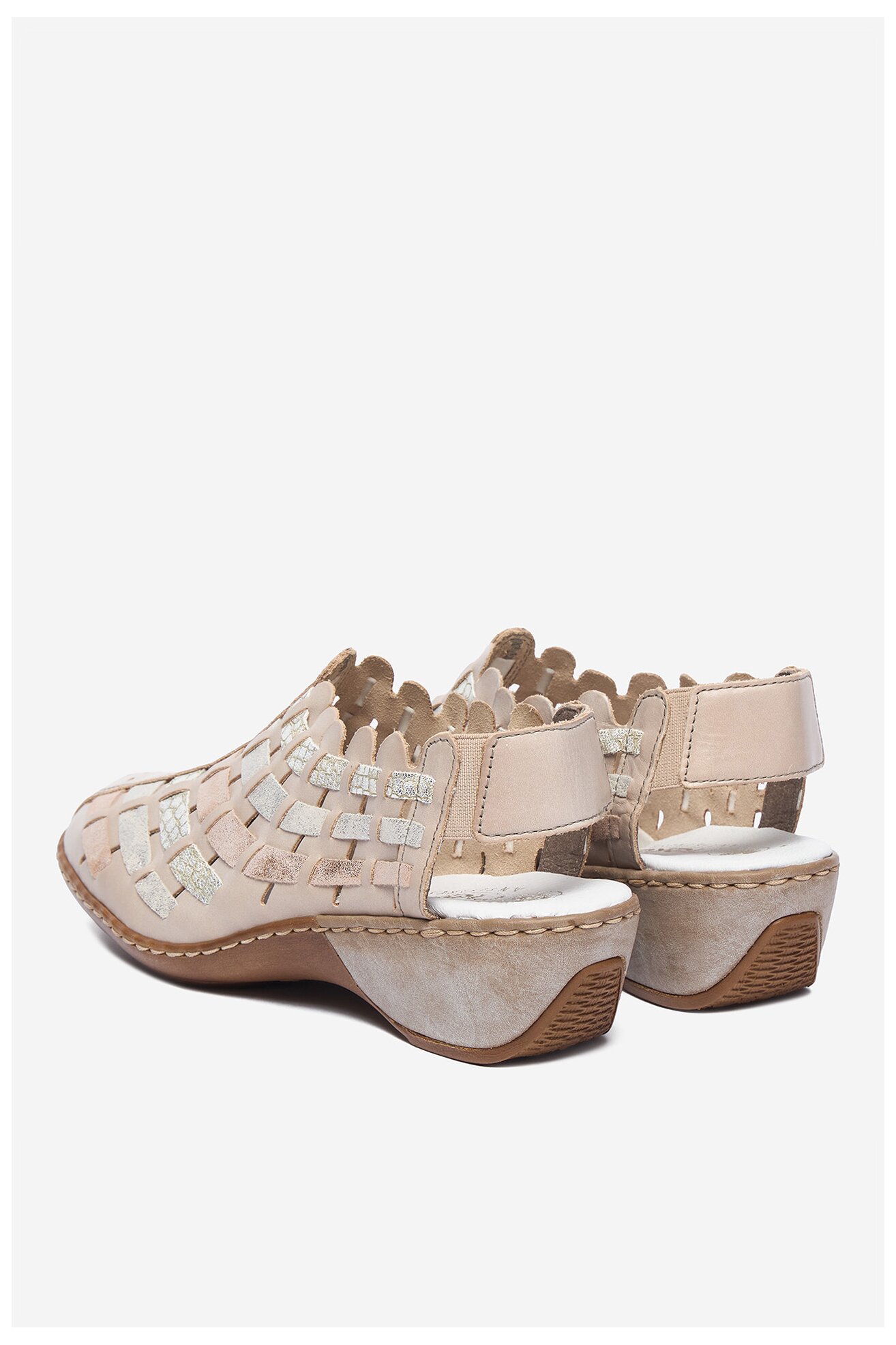 Sandały Rieker CEO-47156-43 Beżowy ciemny