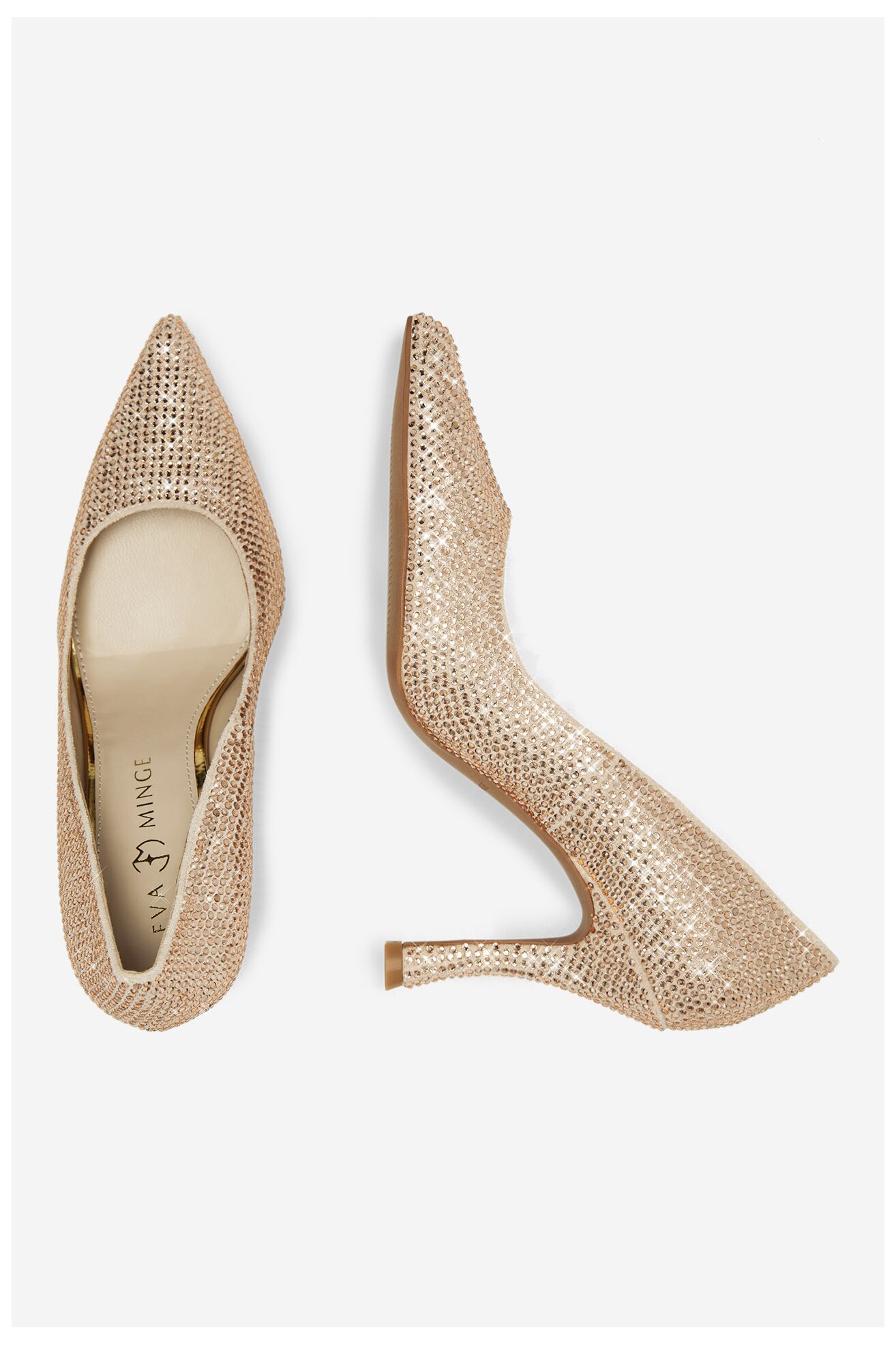 Czółenka EVA MINGE ANGELA-V1518-03 Beżowy