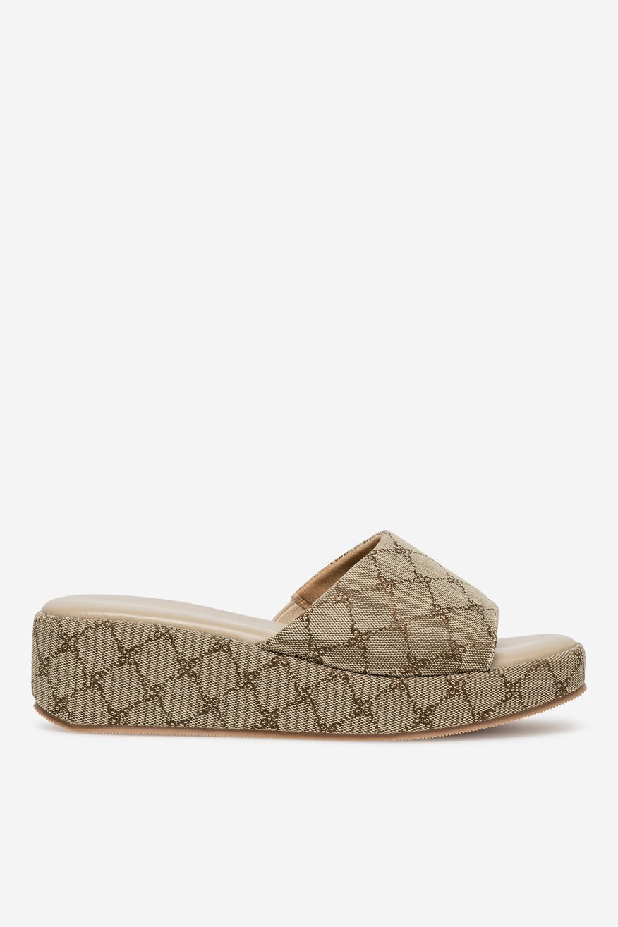 Pantofle NINE WEST BÉŽOVÁ - 5905588651000