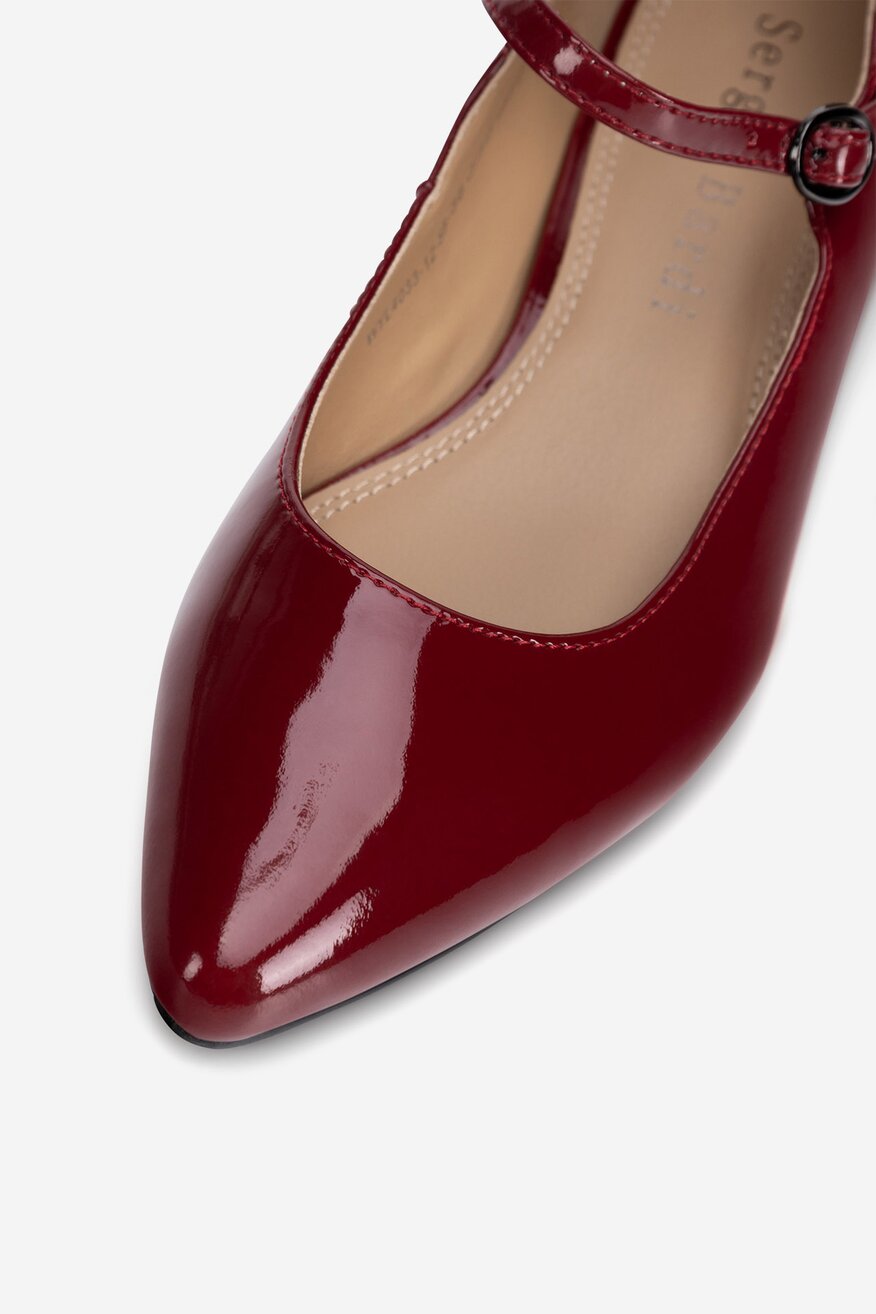 
                Туфлі-Човники Sergio Bardi БОРДОВИЙ - 5905588790341