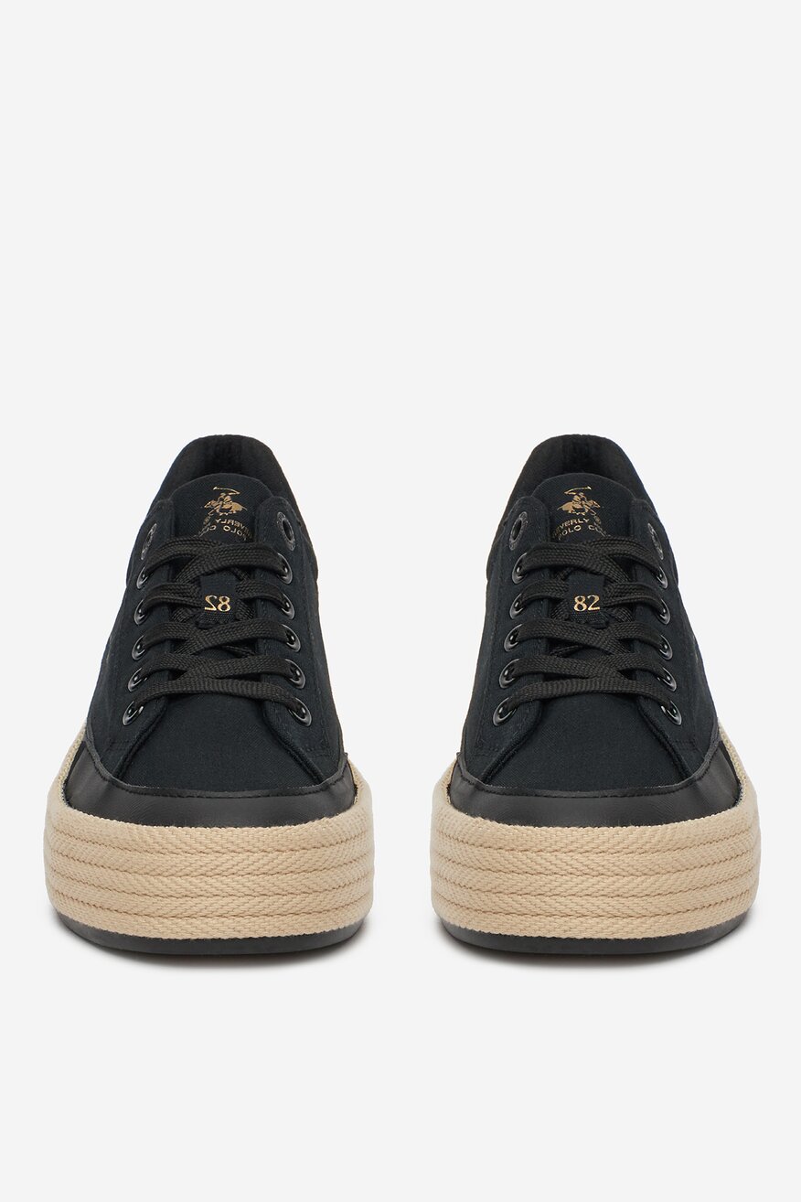 Espadrille Beverly Hills Polo Club FEKETE - 5906751143568