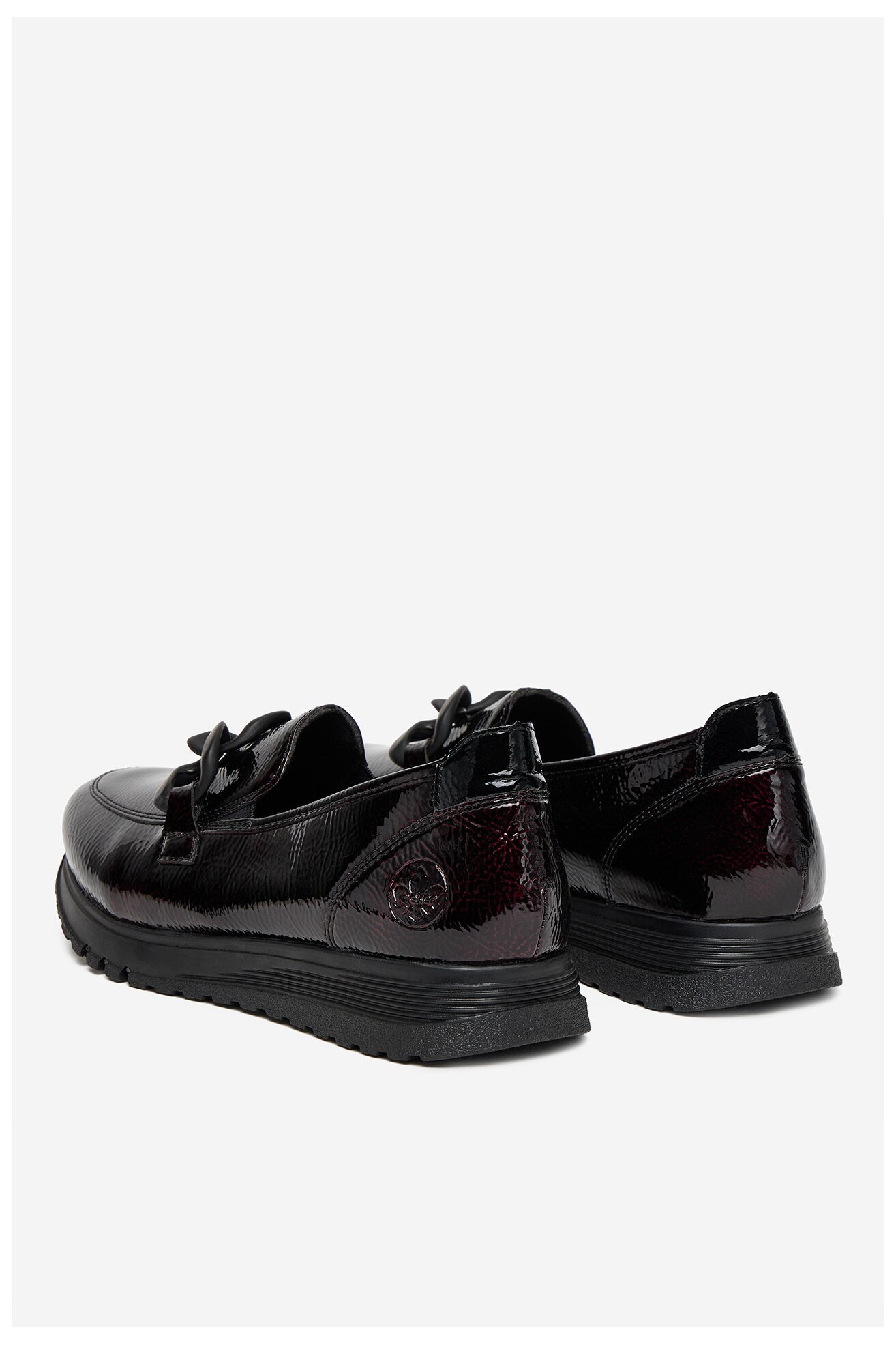 Mokasyn Rieker 49051-35 Bordowy