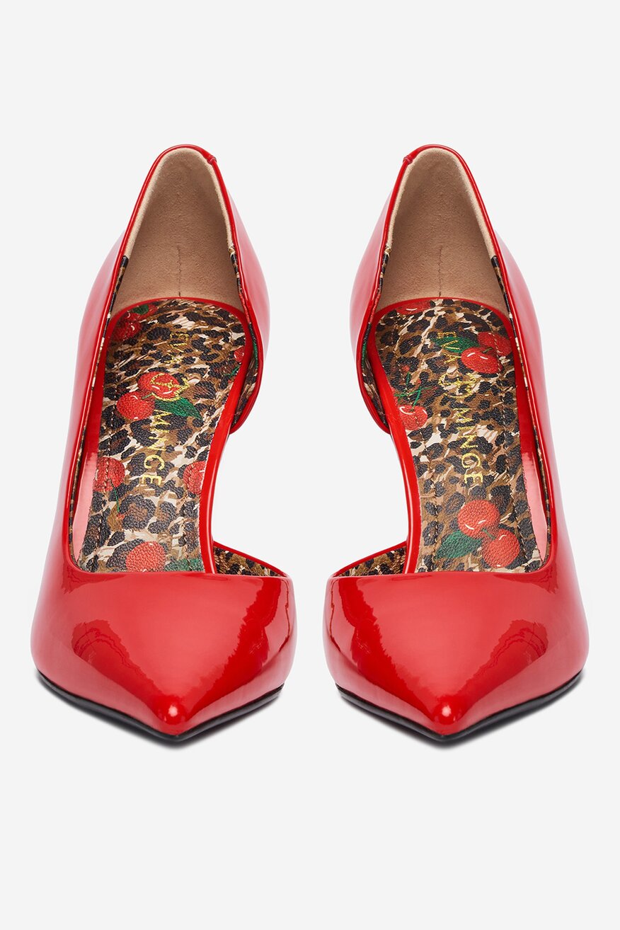 Pantofi cu toc EVA MINGE ROŞU - 5906751321737