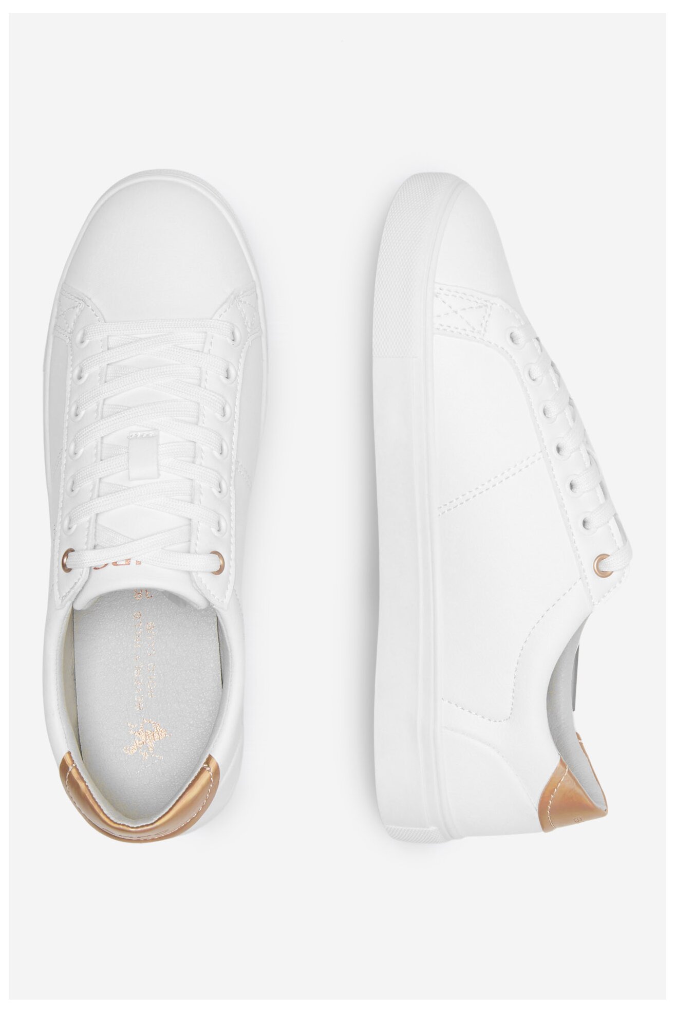 Pantofi pânză Beverly Hills Polo Club W-VSS24013 ALB