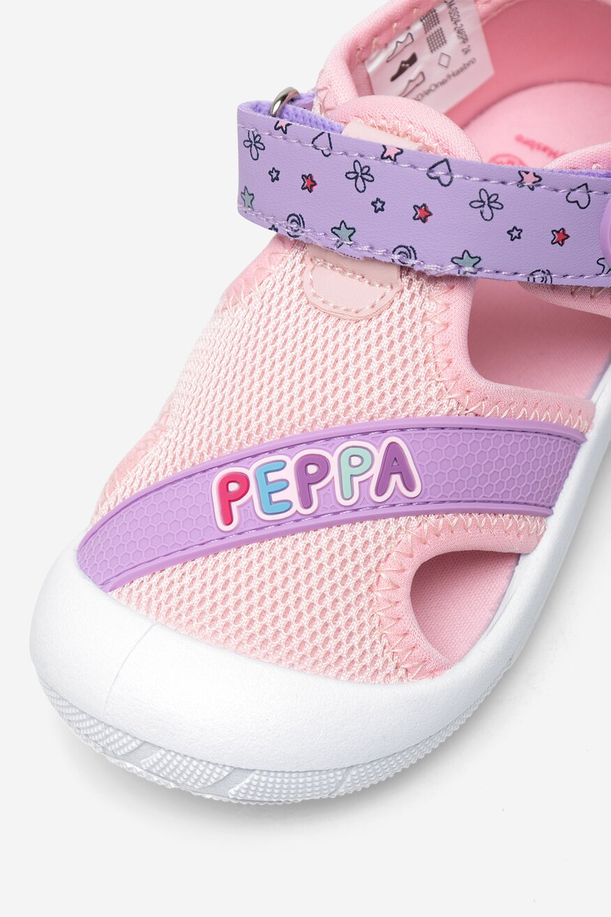 
                PEPPA PIG - Sandały na rzepy - 5905588506591