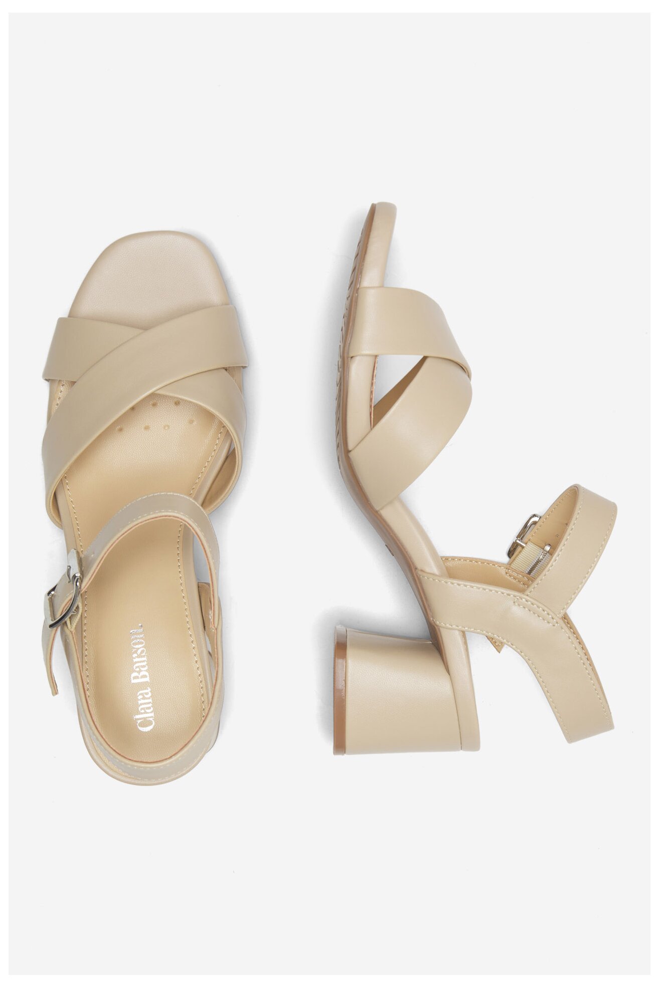 Sandały Clara Barson WYL2953-1 Beżowy