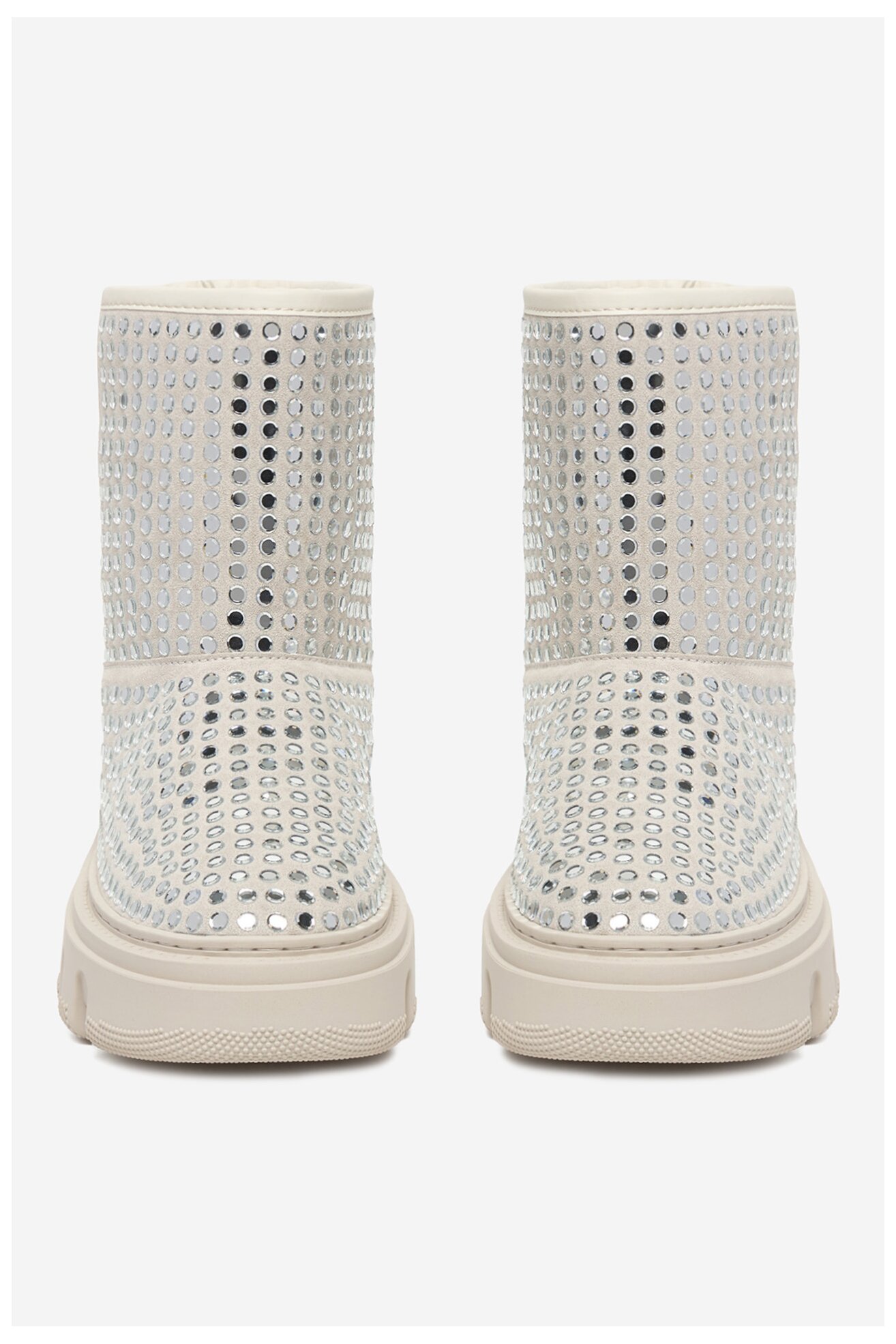 Botki EVA MINGE EO-NIKI-LT1748-1 Biały