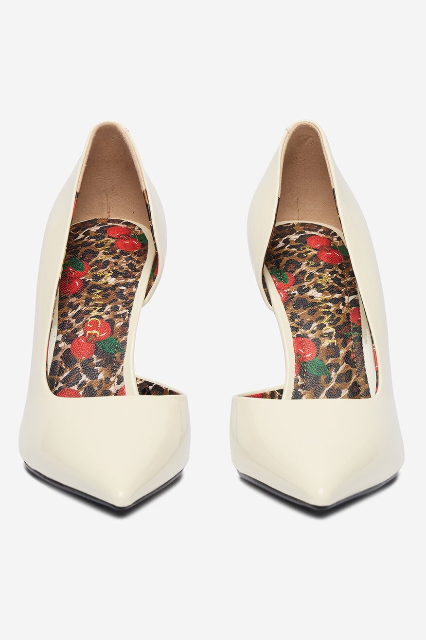 Pantofi cu toc EVA MINGE ALB - 5906751321744