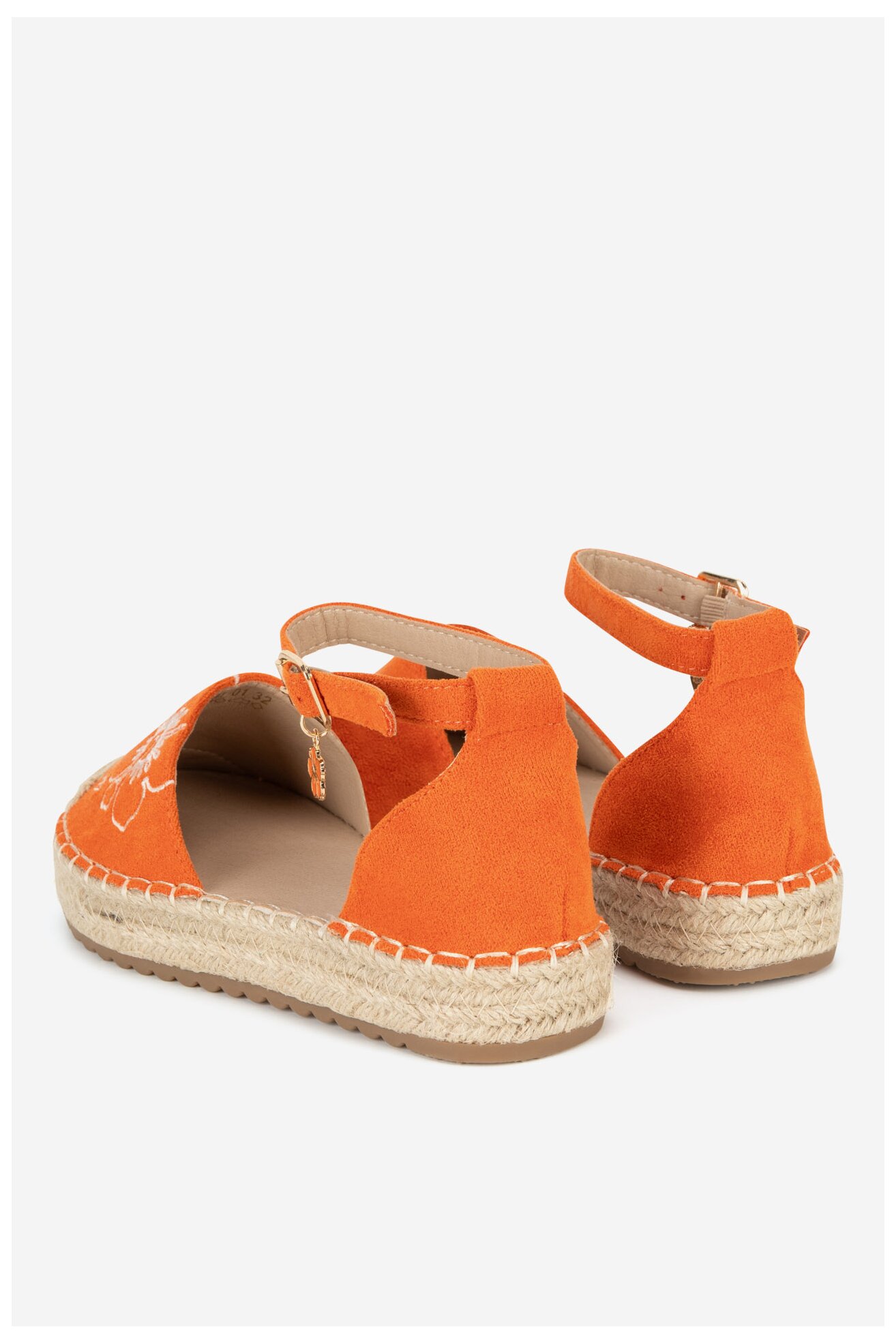 Espadryle ROXY CSS21597-01 Pomarańczowy