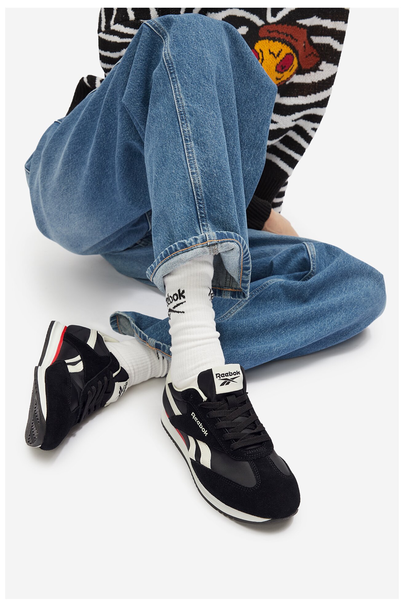 Încălțăminte sport Reebok FIORI AR30309WBCC NEGRU