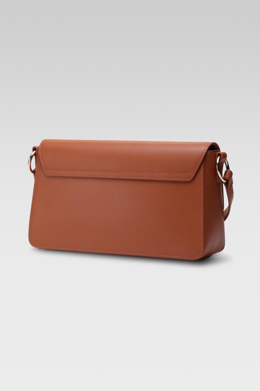 
                Gino Rossi - Torebka skórzana brązowa - 5904862660837