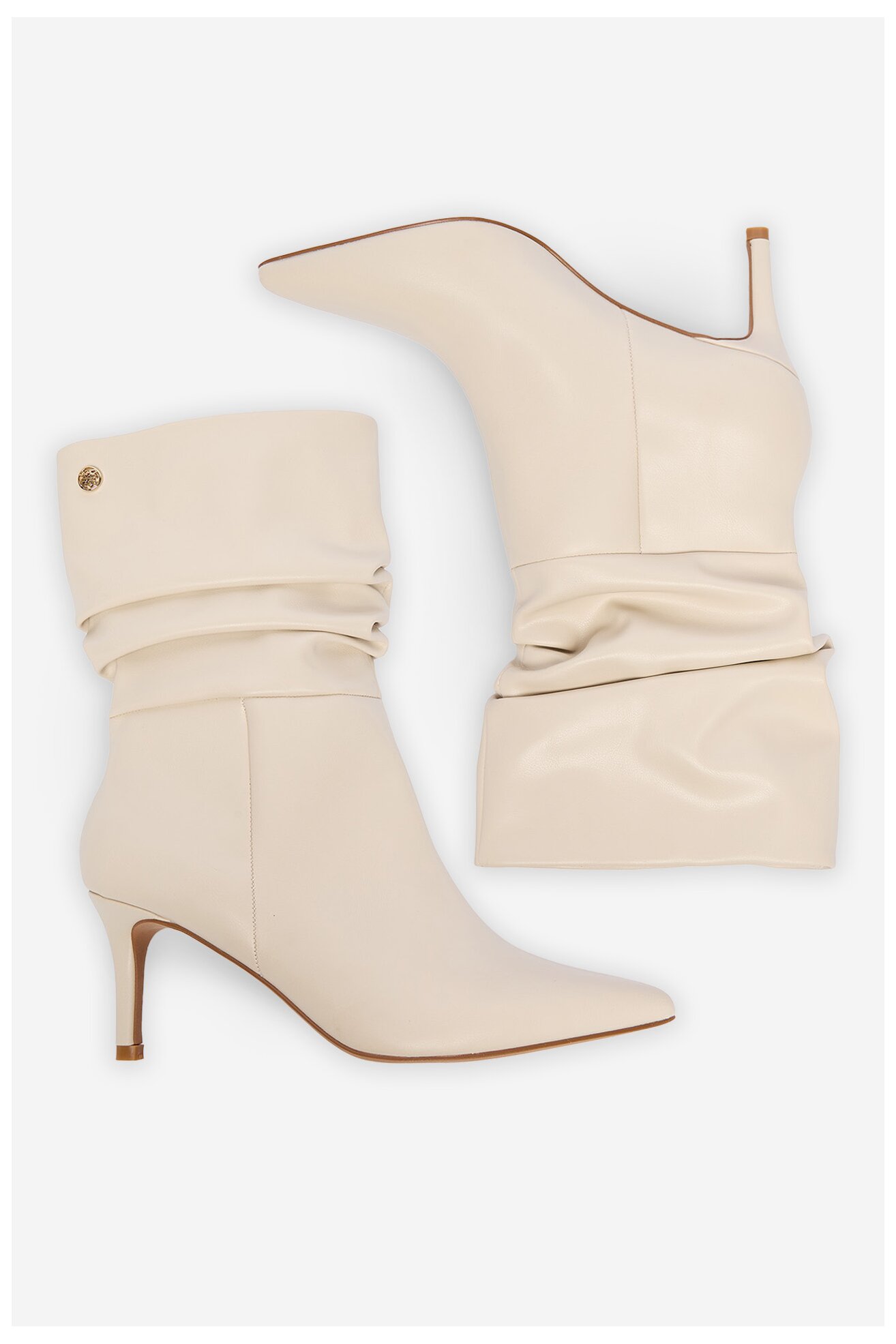 Bokacsizma NINE WEST CEO-SAMIRA-01 FEHÉR