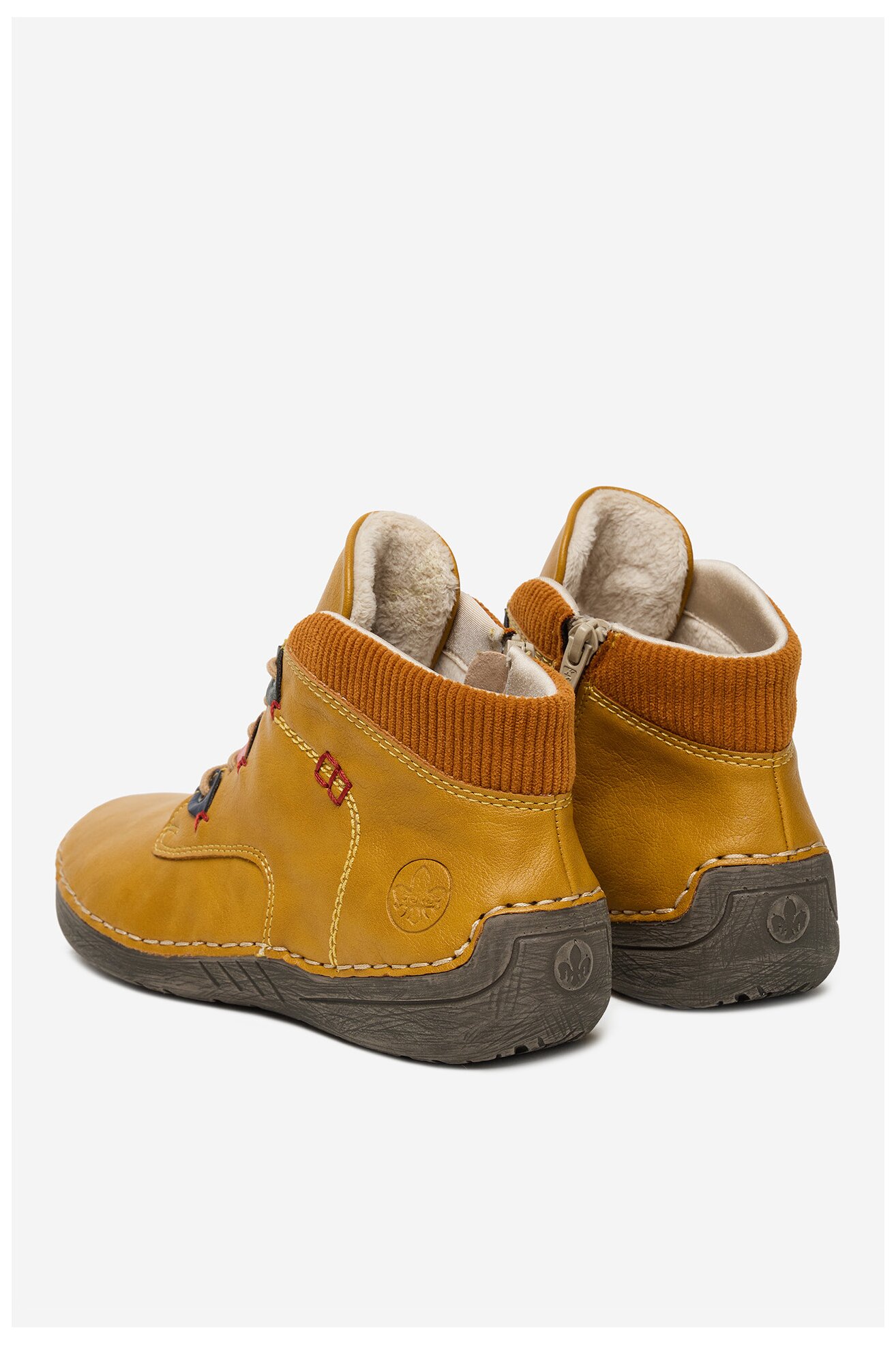 Bocanci Rieker 52544-68 GALBEN