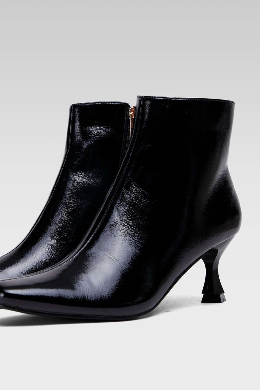 
                Jenny Fairy - Botki czarne z suwakiem - 5903698991436