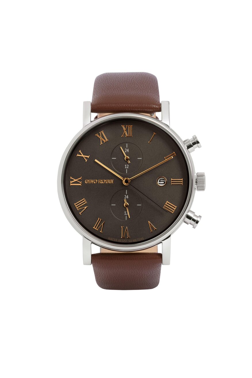 
                Gino Rossi - Zegarek brązowy - 5904248834272
