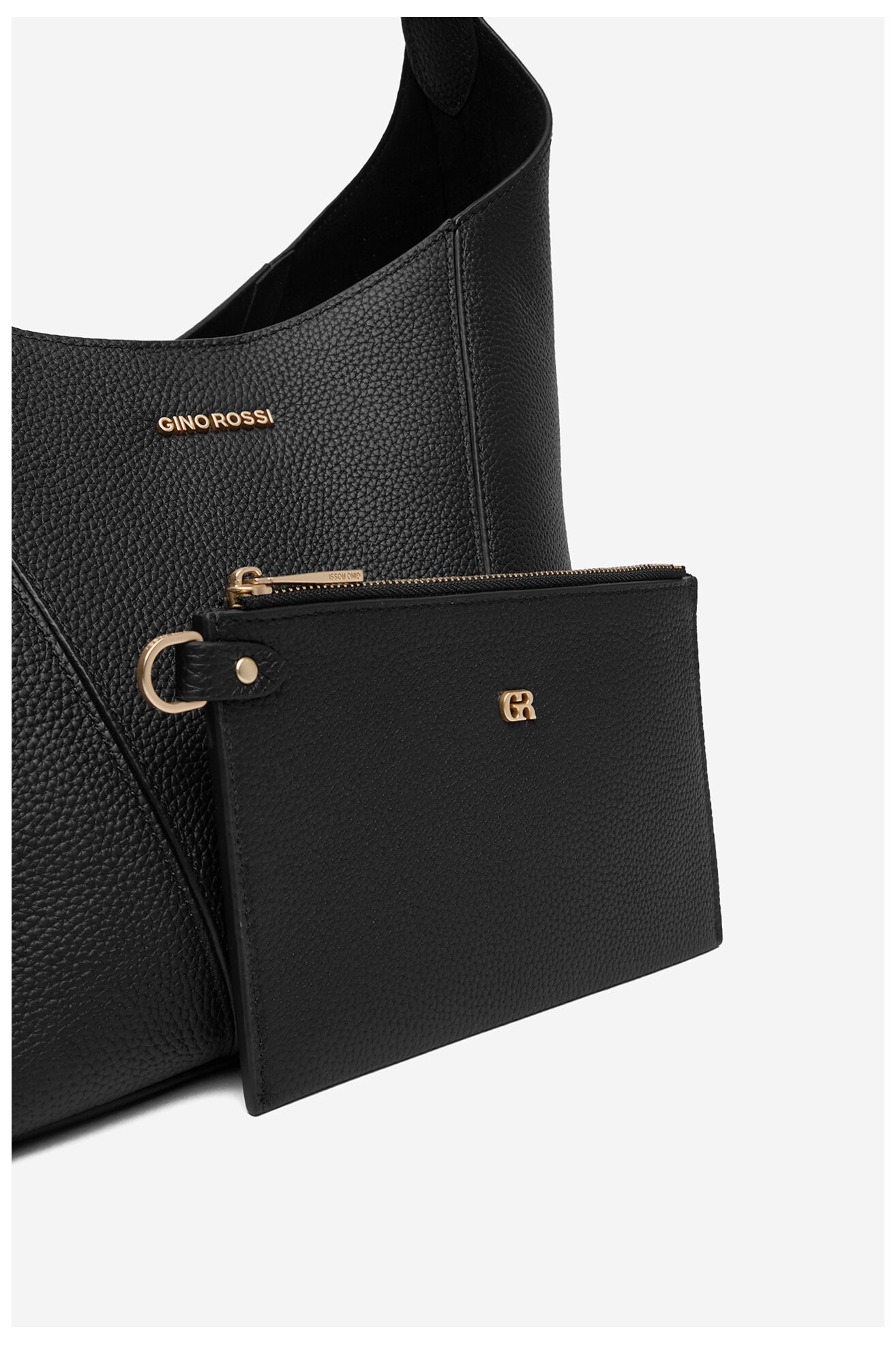 Сумка З Ремінцем Gino Rossi EO-LA321-1072 ЧОРНИЙ