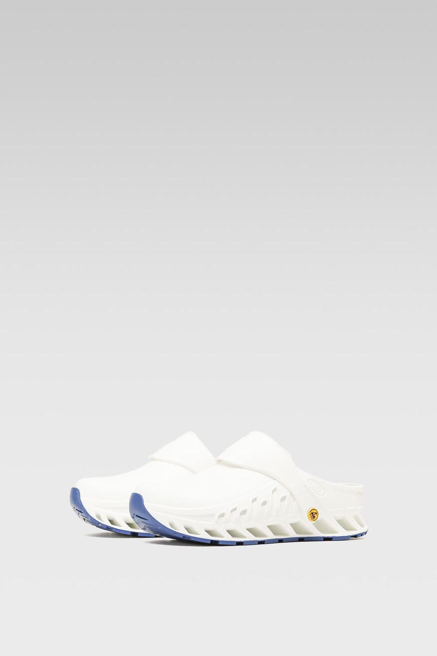 Scholl - Klapki basenowe pastelowe białe - 5904248626334