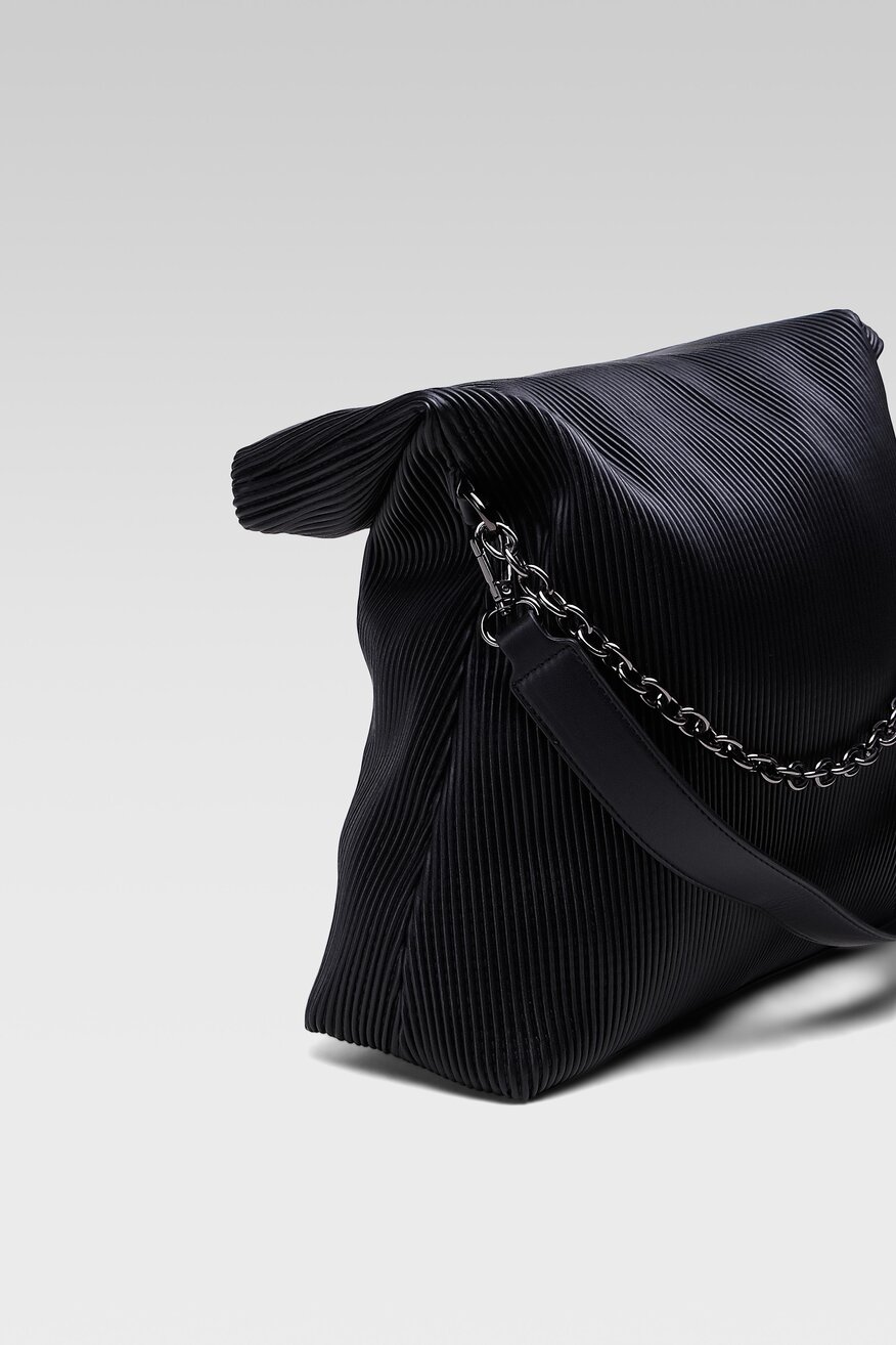 Jenny Fairy - Torebka na ramię z aplikacją czarna - 5904248450618