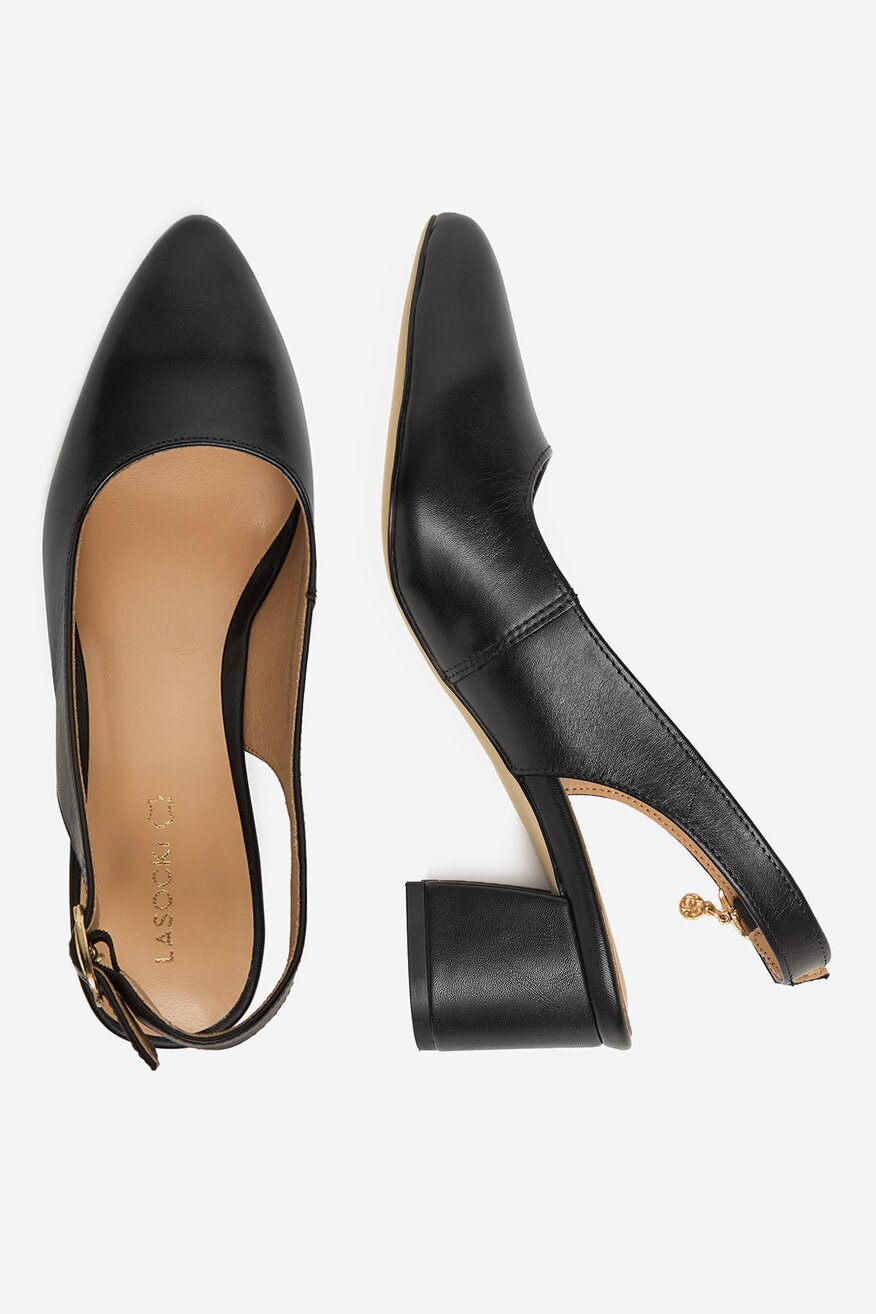 
                Lasocki - Czółenka skórzane - 5906751573396