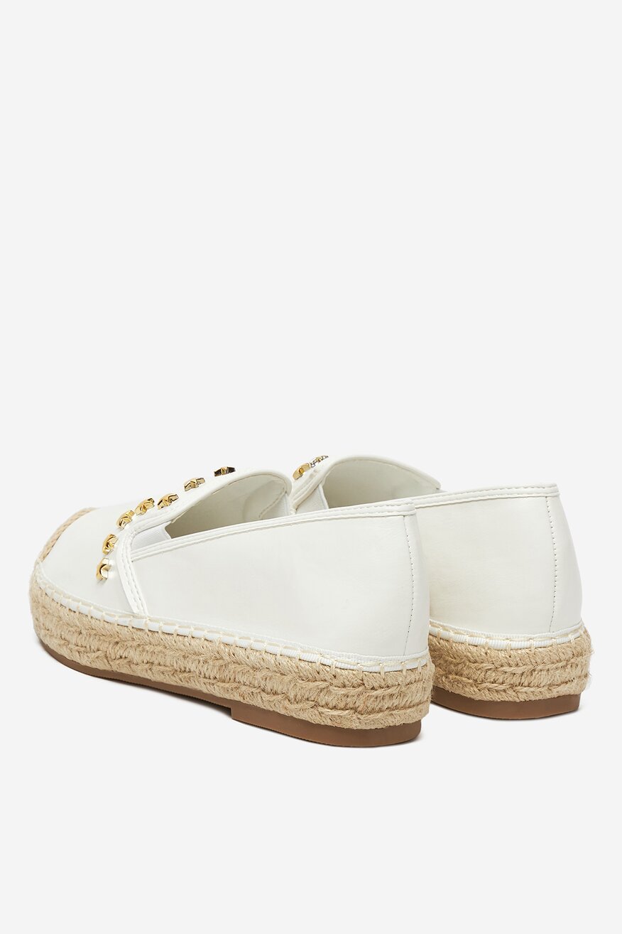 
                Espadrile DeeZee ALB - 5904410869934