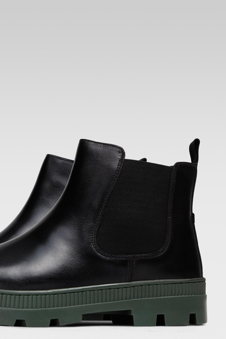 
                Lasocki - Botki skórzane ocieplane - 5904248970659