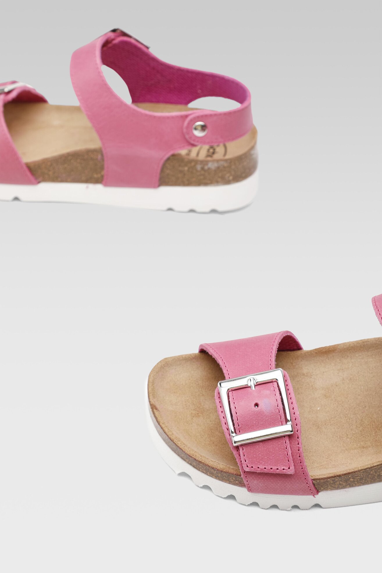 Sandały Scholl F29377 FILIPPA SANDAL MED 1026 Różowy ciemny
