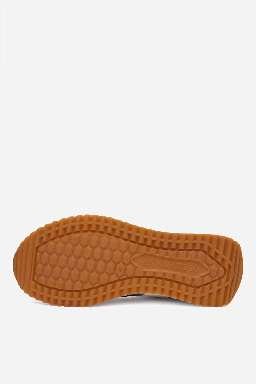 
                GUESS JEANS - Sneakersy skórzane - 5906751955604