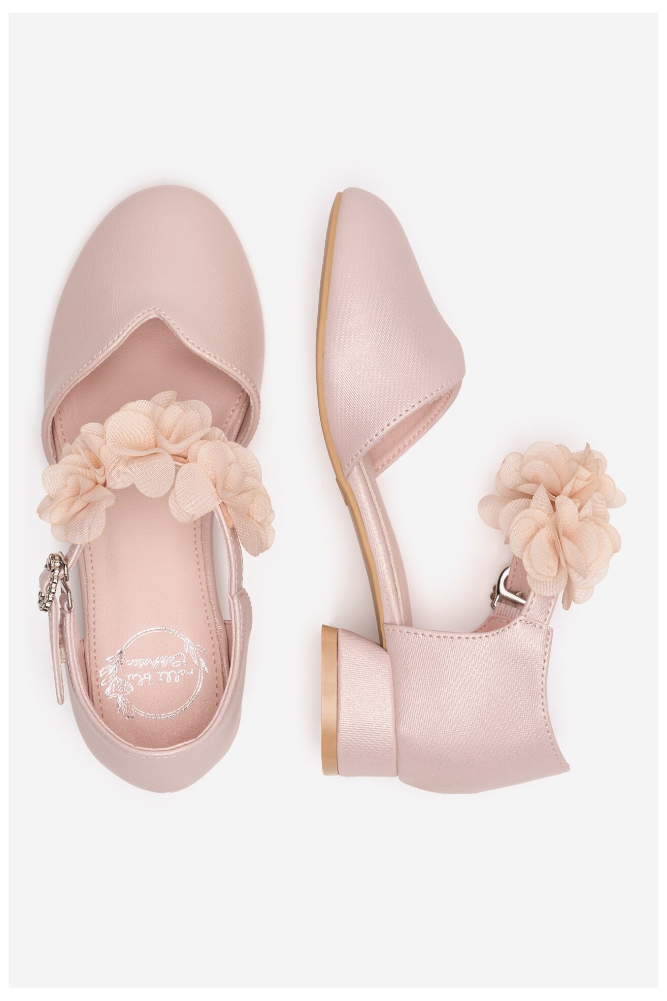 Baleriny Nelli Blu CM240430-10 Różowy