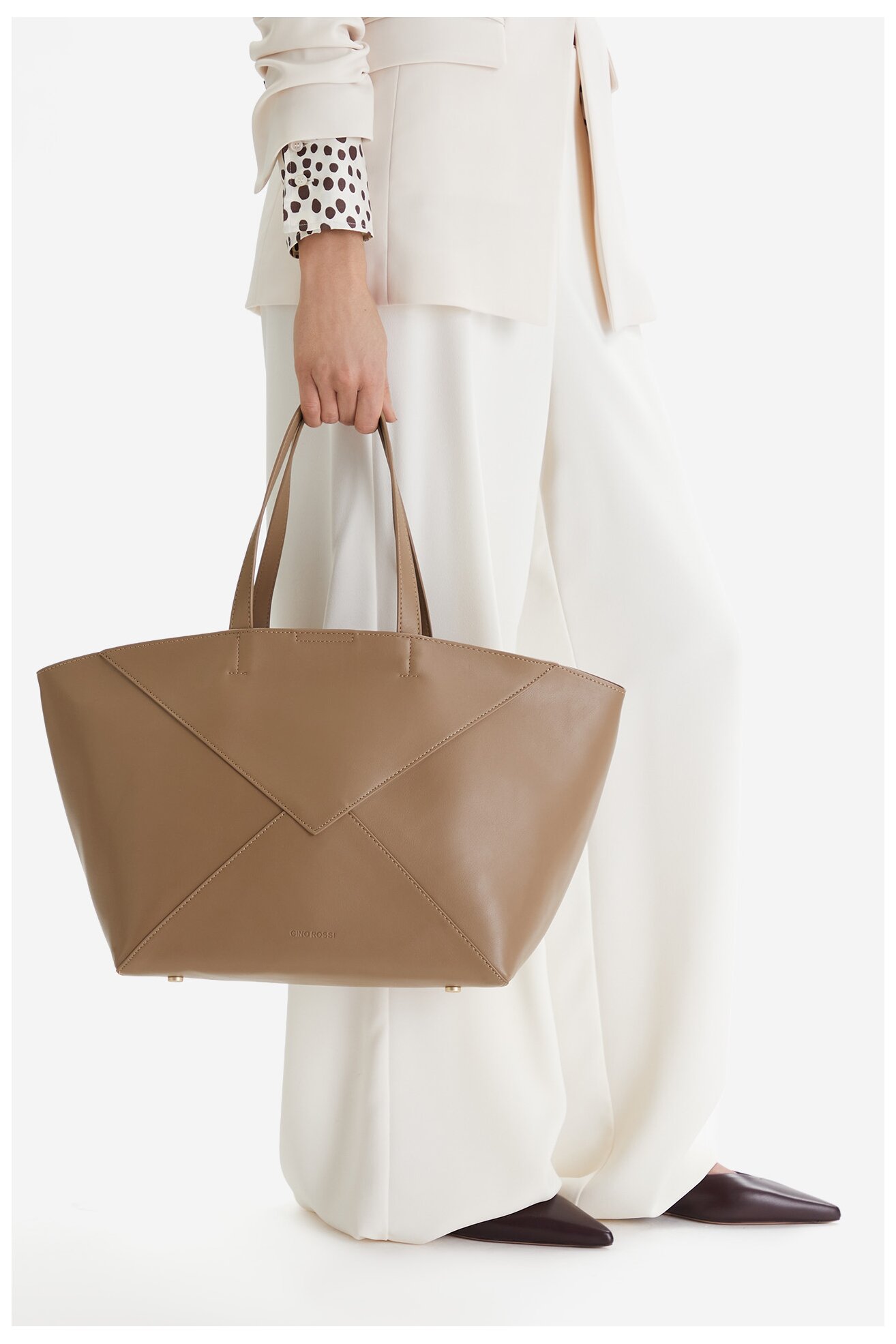 Сумка З Ремінцем Gino Rossi C-LDA7826 БЕЖЕВИЙ