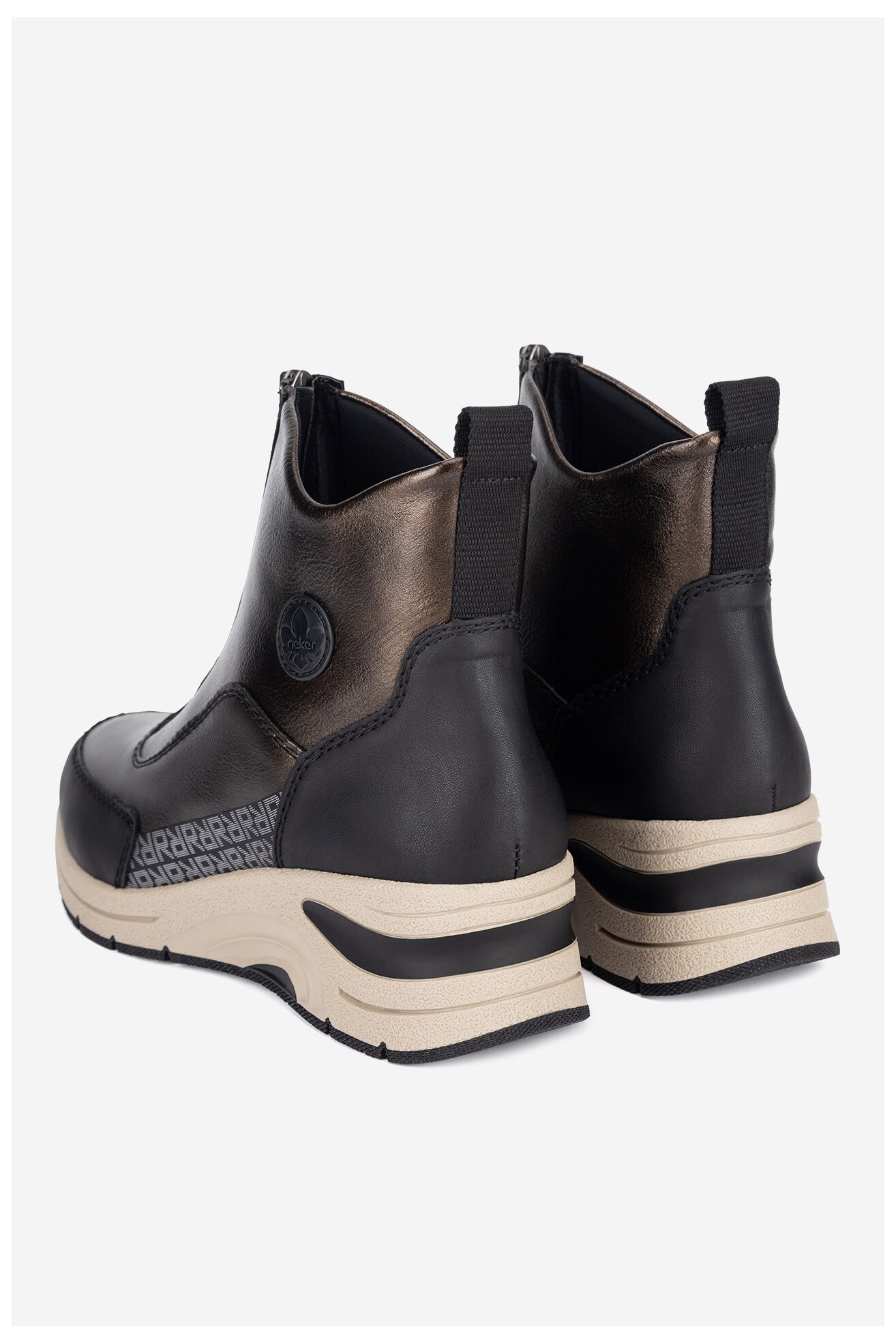 Bokacsizma Rieker N9381-60 BARNA