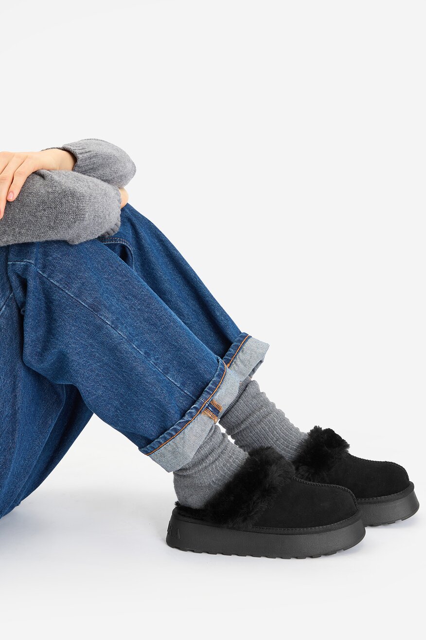 Badura - Mule zamszowe - 5906751276488