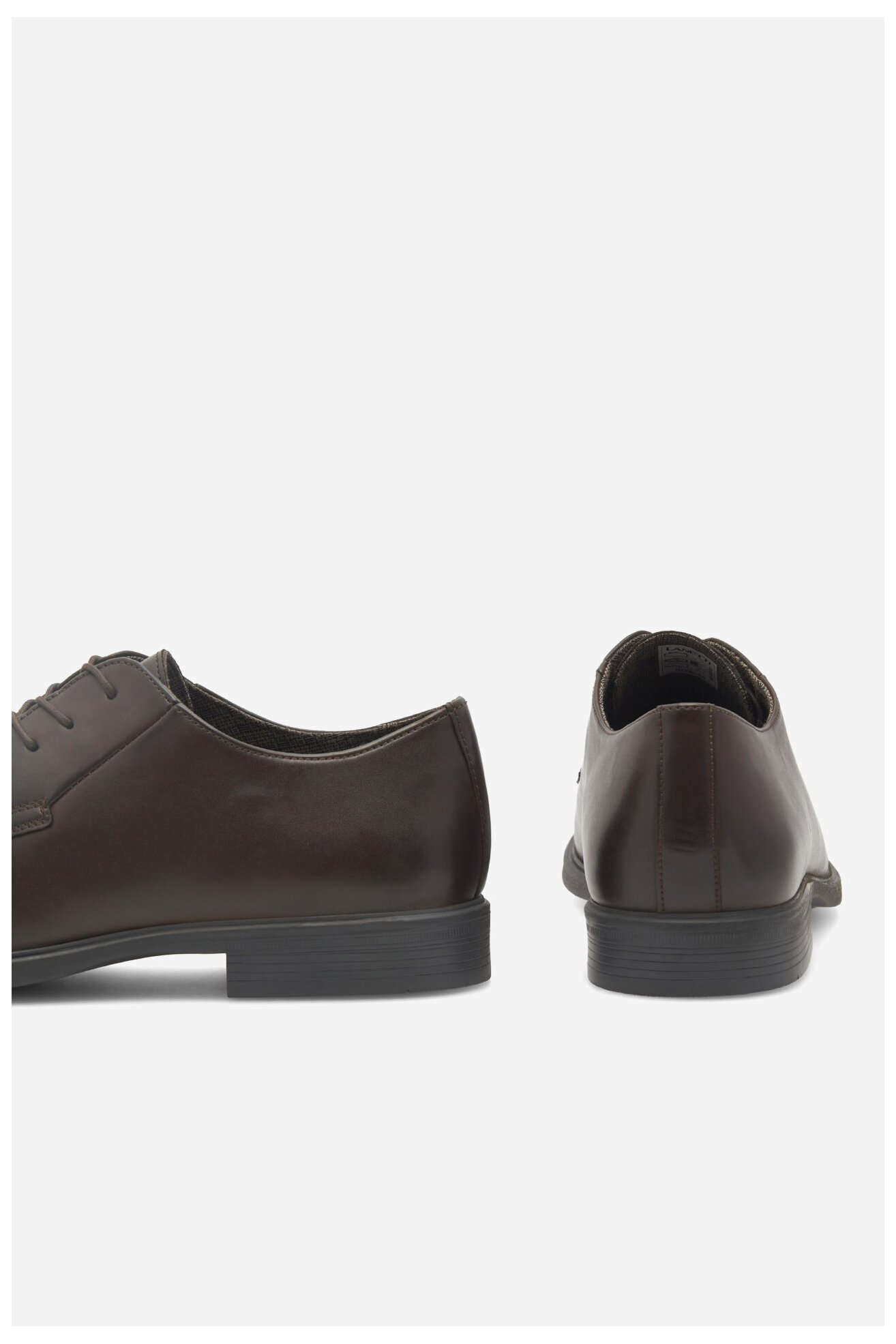 Половинки обувки Lanetti DURAIN-19S MI08 ТЪМНОКАФЯВ