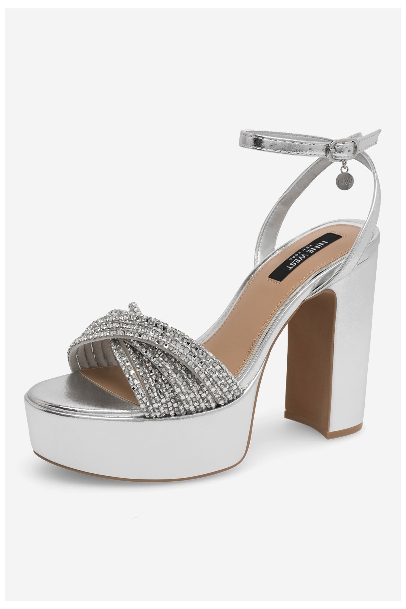 Сандалі NINE WEST WFA2736-1 СРІБНИЙ