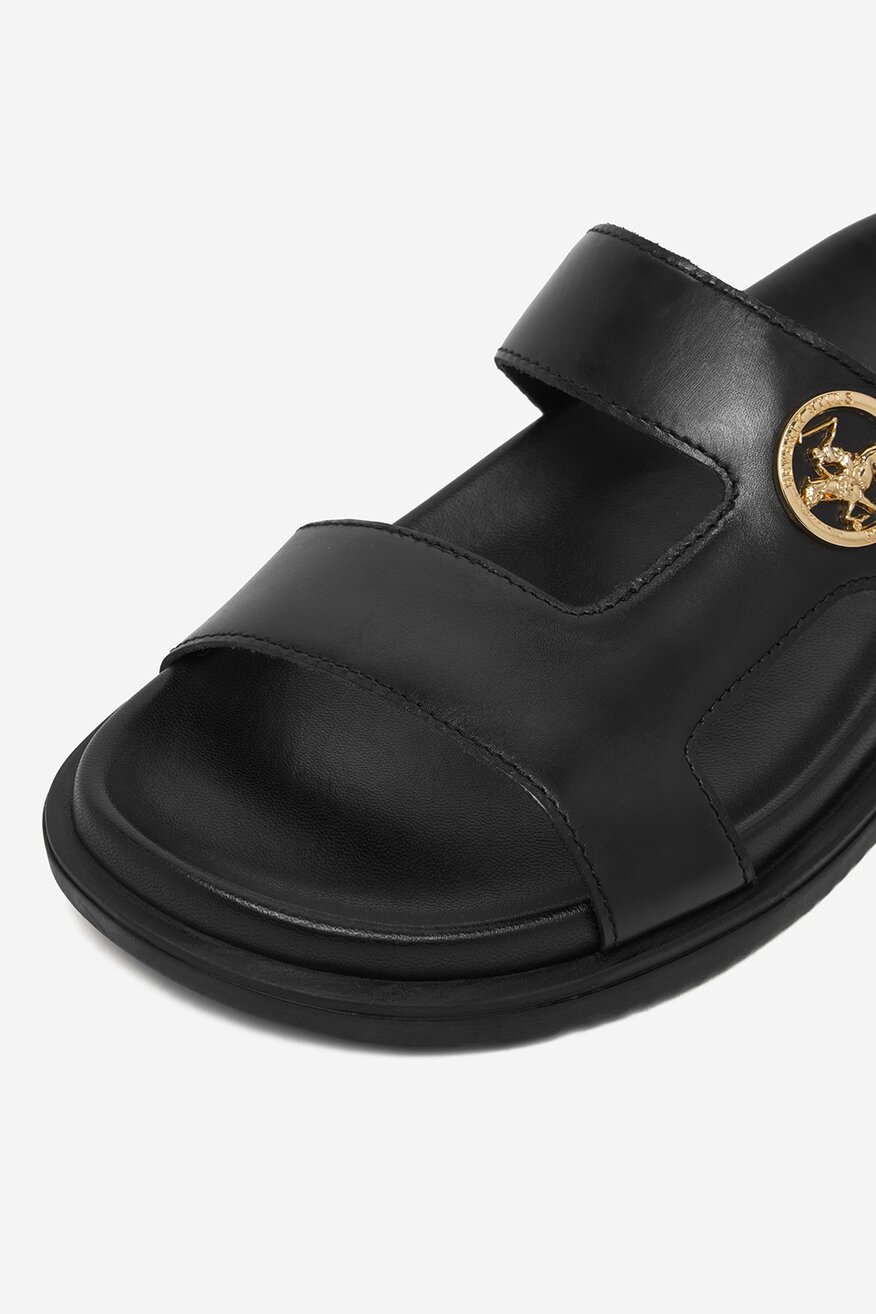 
                Beverly Hills Polo Club - Klapki skórzane - 5906751898925