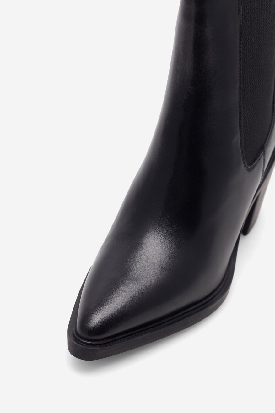 Gino Rossi - Skórzane botki - 5905588050483