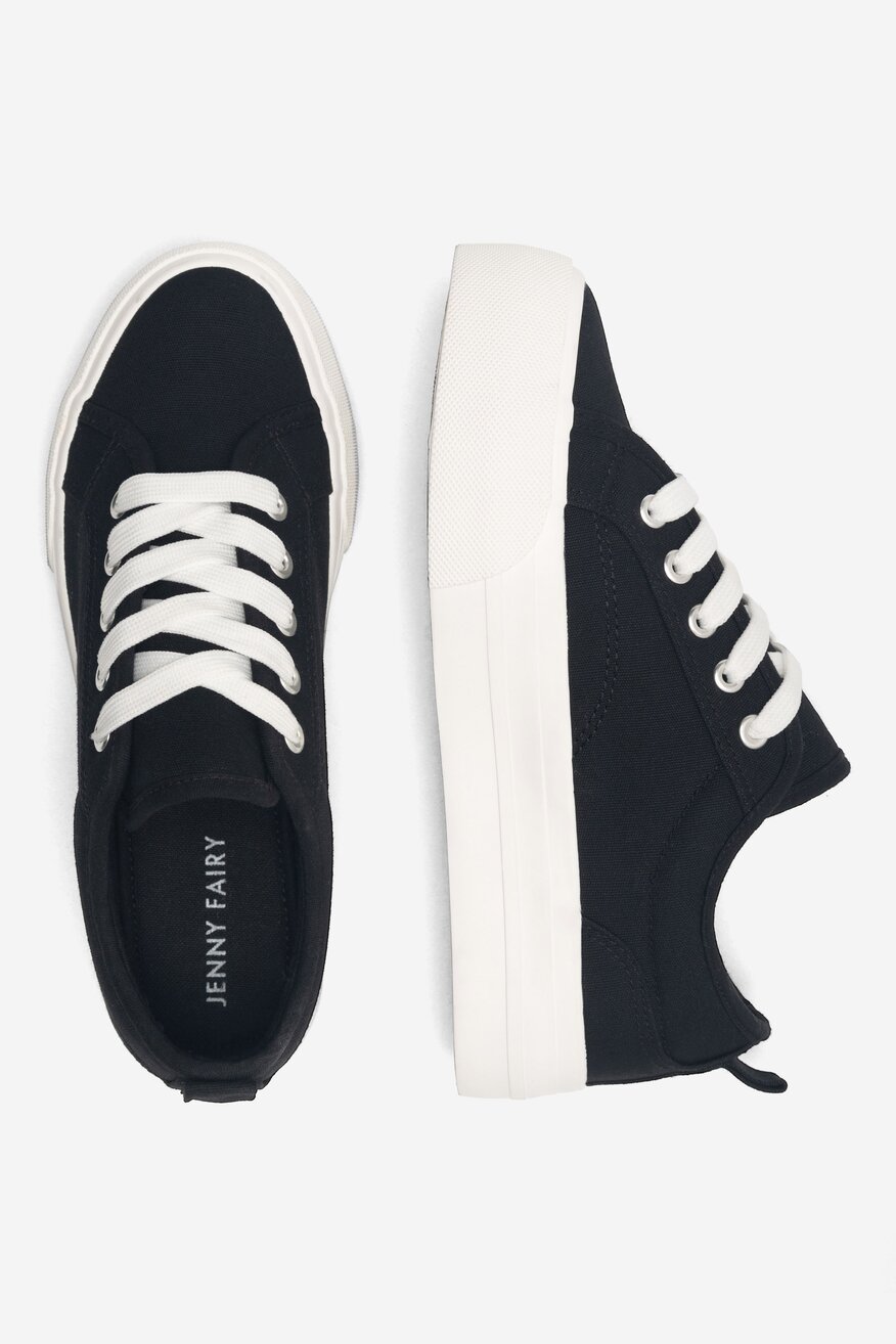 Pantofi pânză Jenny Fairy NEGRU - 5905588046707