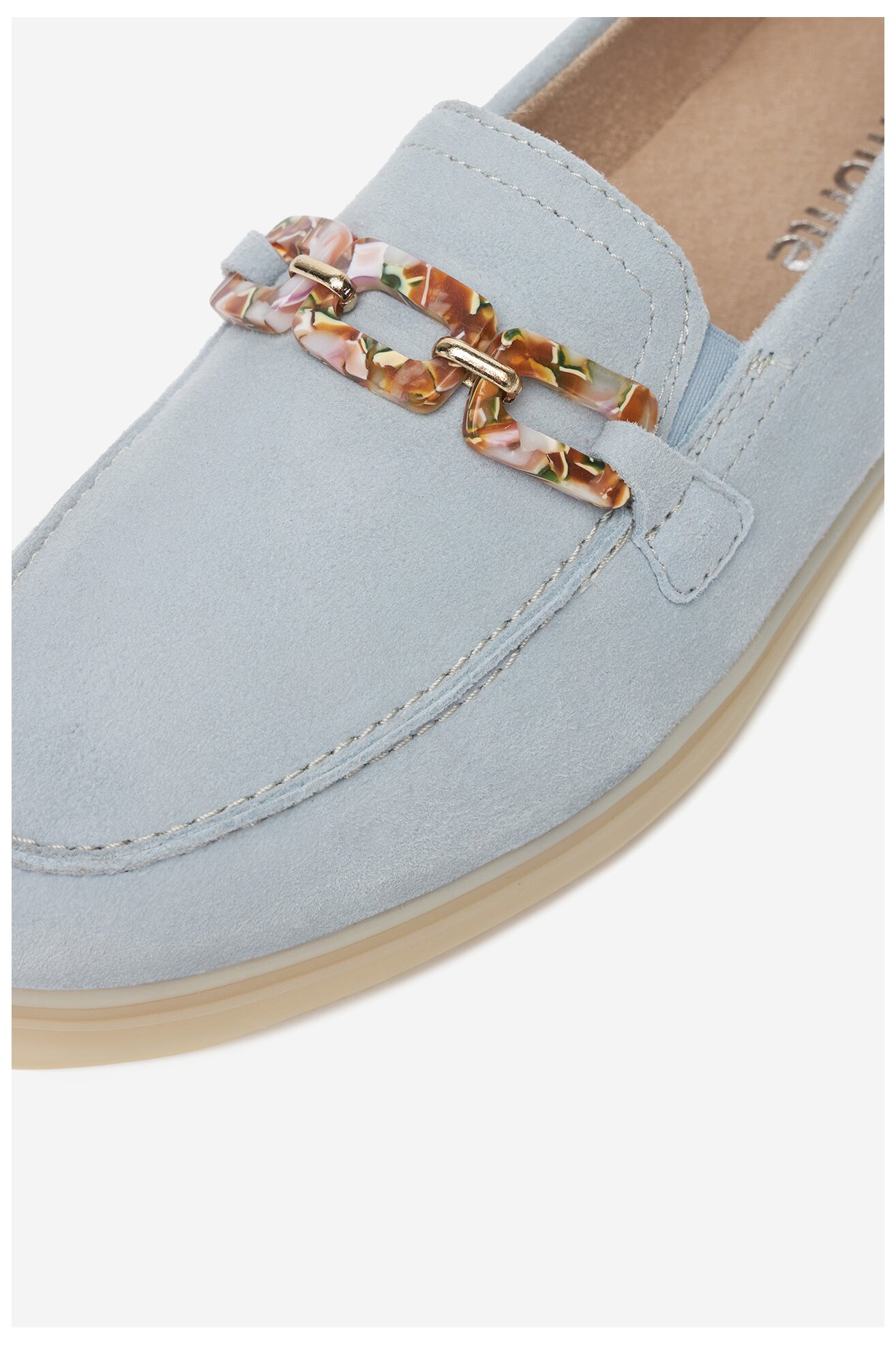 Mokasyn Remonte D2F00-12 Błękitny