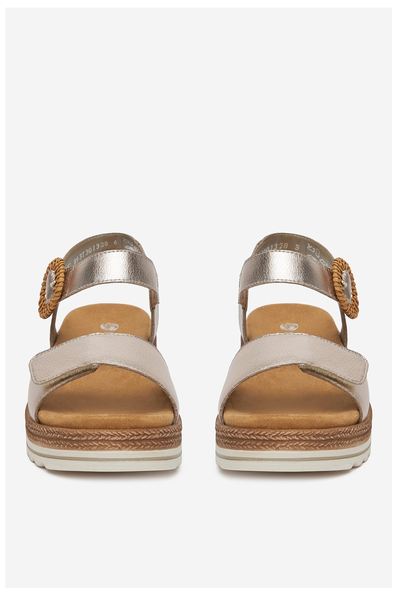 Sandały Remonte CEO-D0Q52-31 Złoty