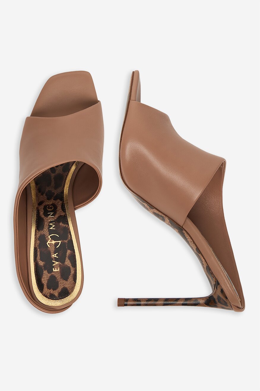 EVA MINGE - Klapki skórzane - 5906751815106