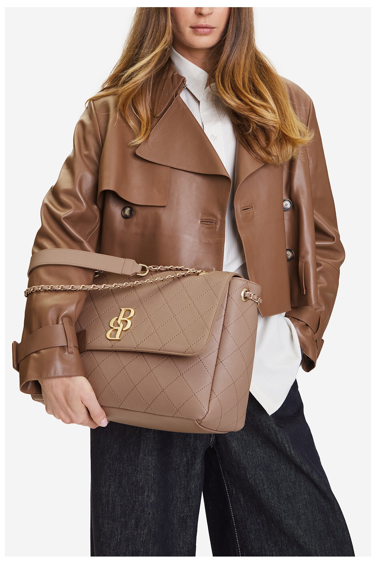 Сумка З Ремінцем Badura C-ALEXIS-LA482-3031 СВІТЛО-БЕЖЕВИЙ