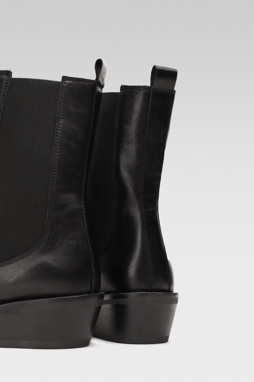 Gino Rossi - Skórzane sztyblety na obcasie - 5903698929439