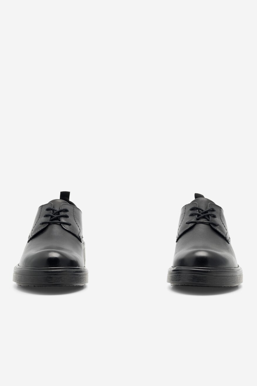 
                Lasocki - Skórzane półbuty czarne - 5904862591391