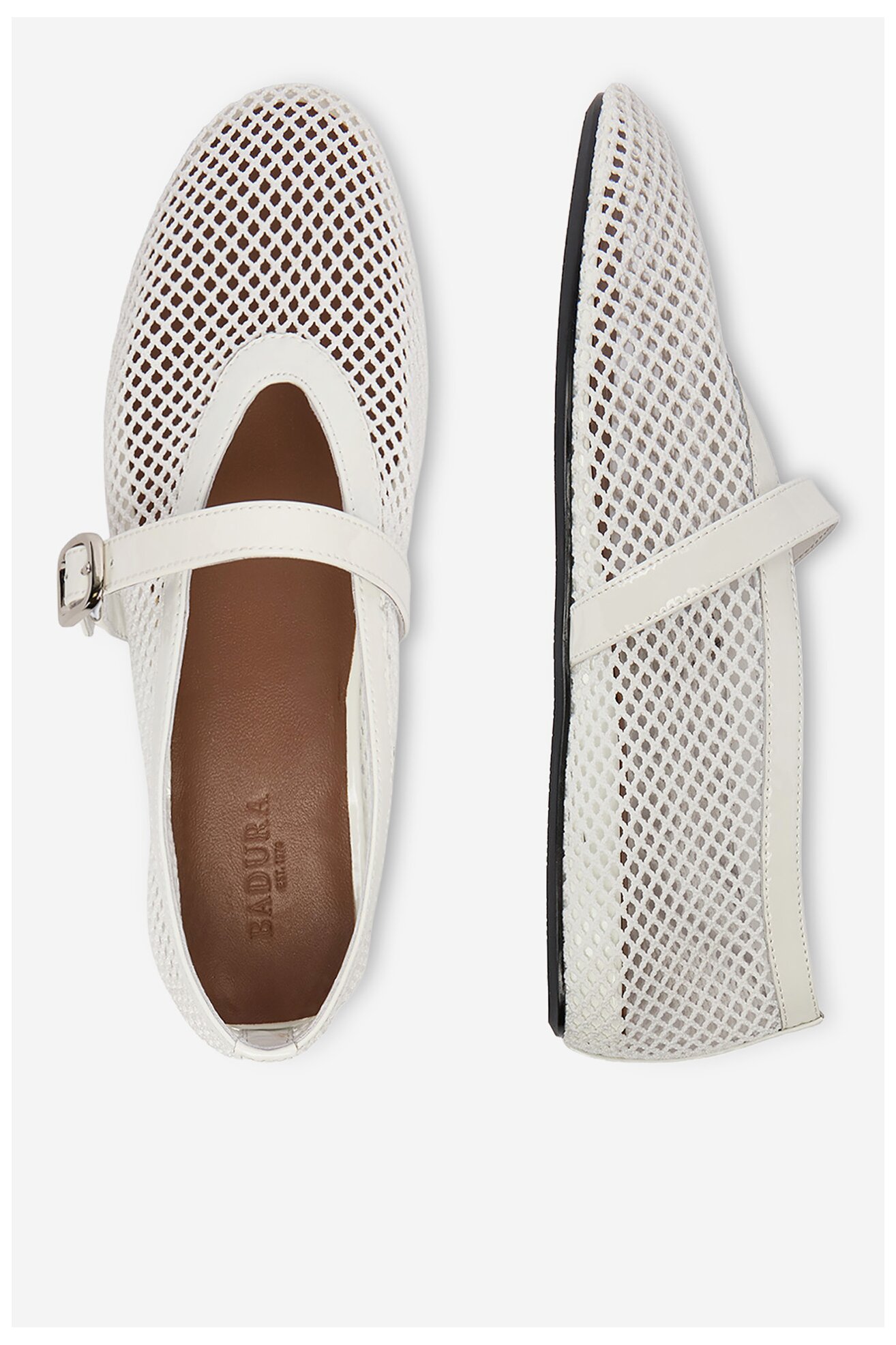 Baleriny Badura MIMOSA-SLT-24067P-52 Biały