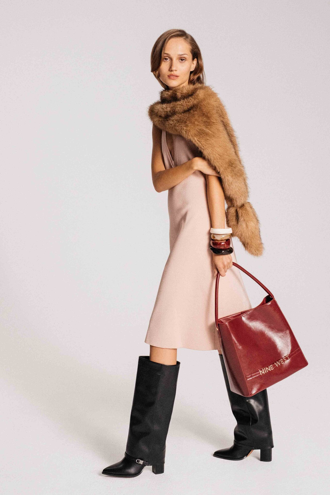 Csizma NINE WEST CEO-ABRA-01 FEKETE