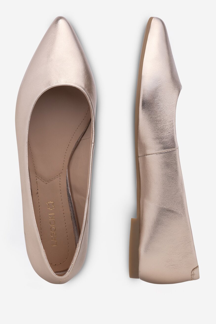 
                Lasocki - Skórzane baleriny - 5905588370703