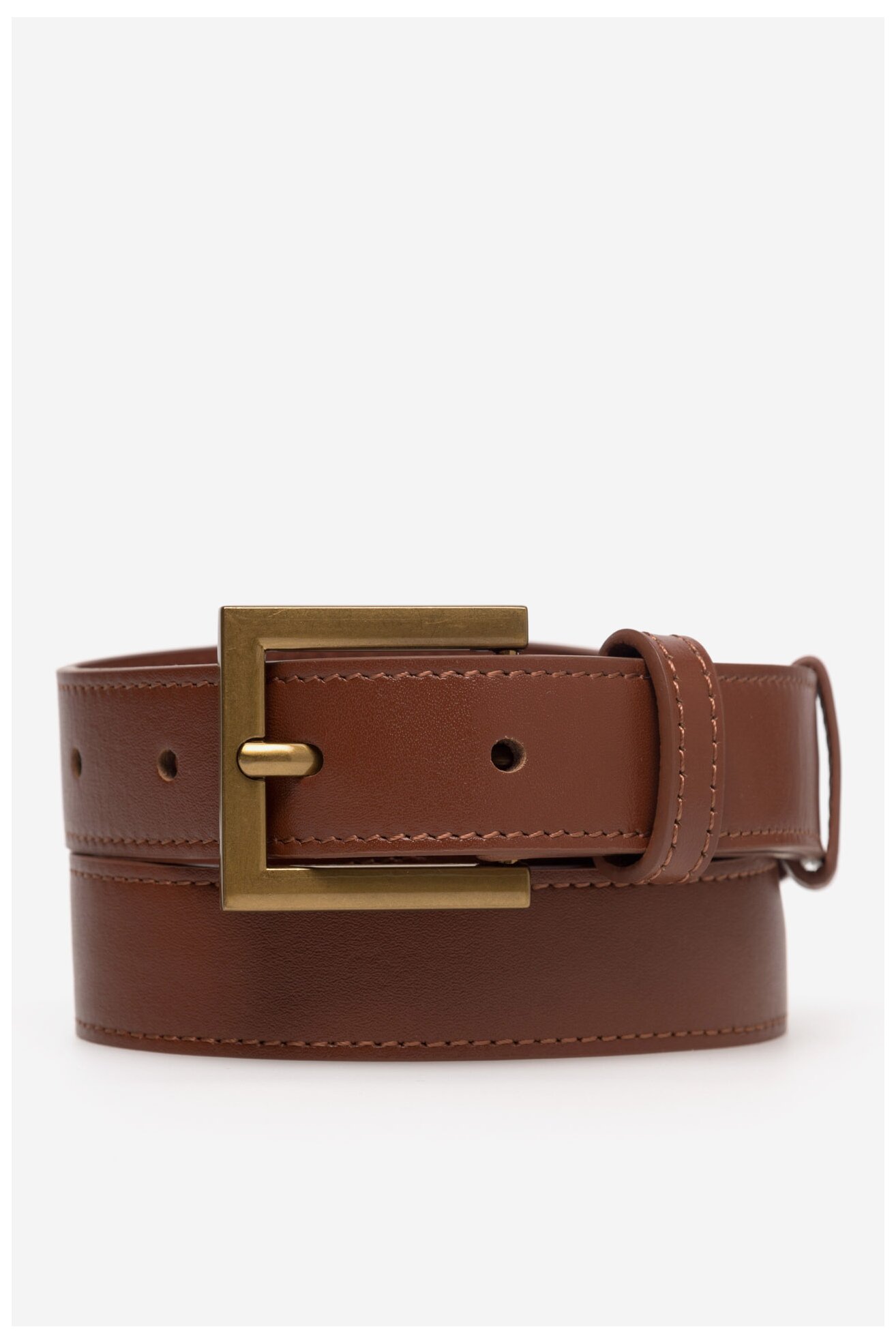 Dámský pásek Gino Rossi BLYL23002 HNĚDÁ