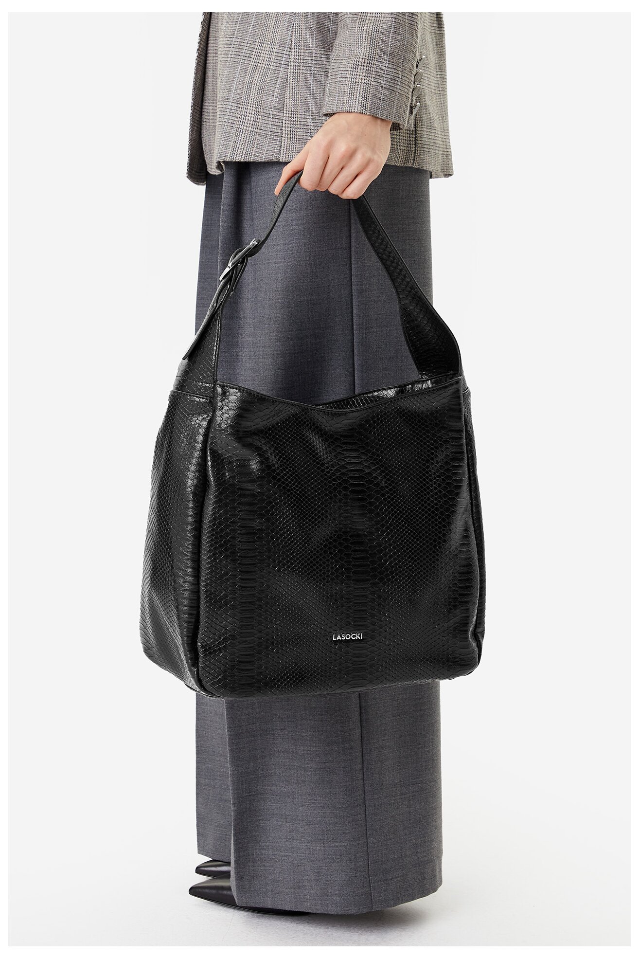 Дамска чанта Lasocki C-LSK-L-004-08 ЧЕРЕН