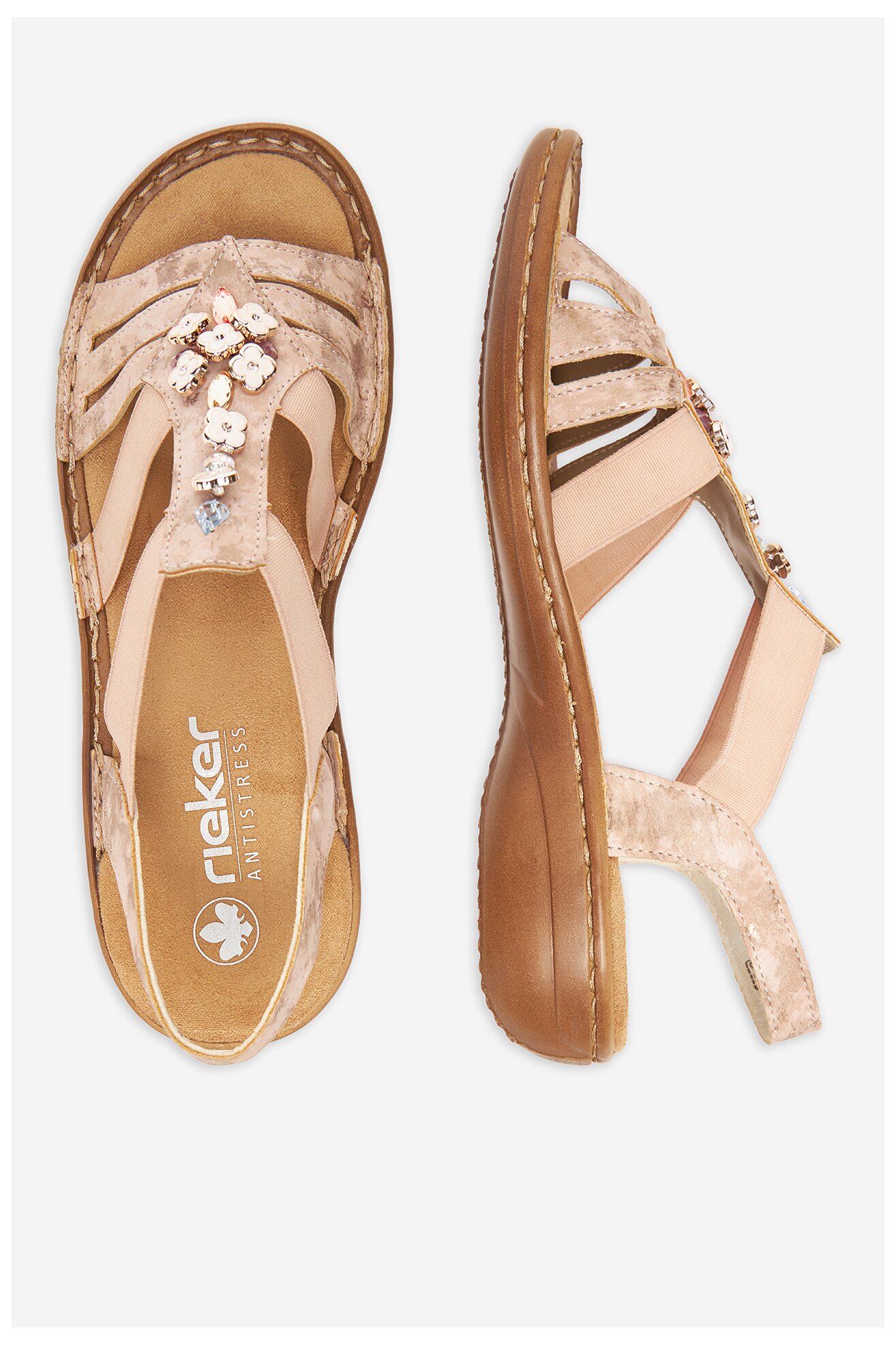 Сандали Rieker CEO-60855-31 СВЕТЛОРОЗОВ