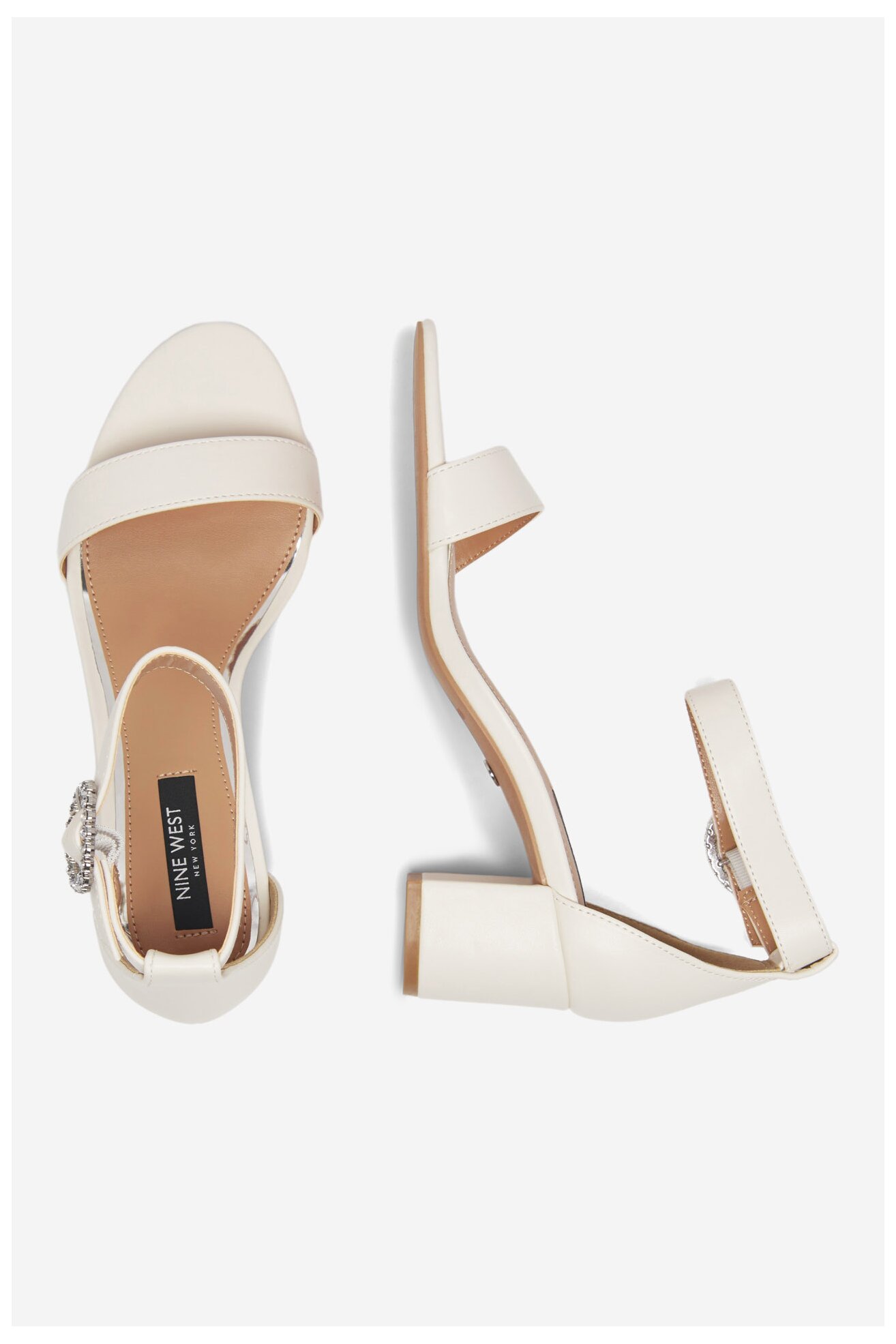 Szandál NINE WEST WFA2641-1 FEHÉR